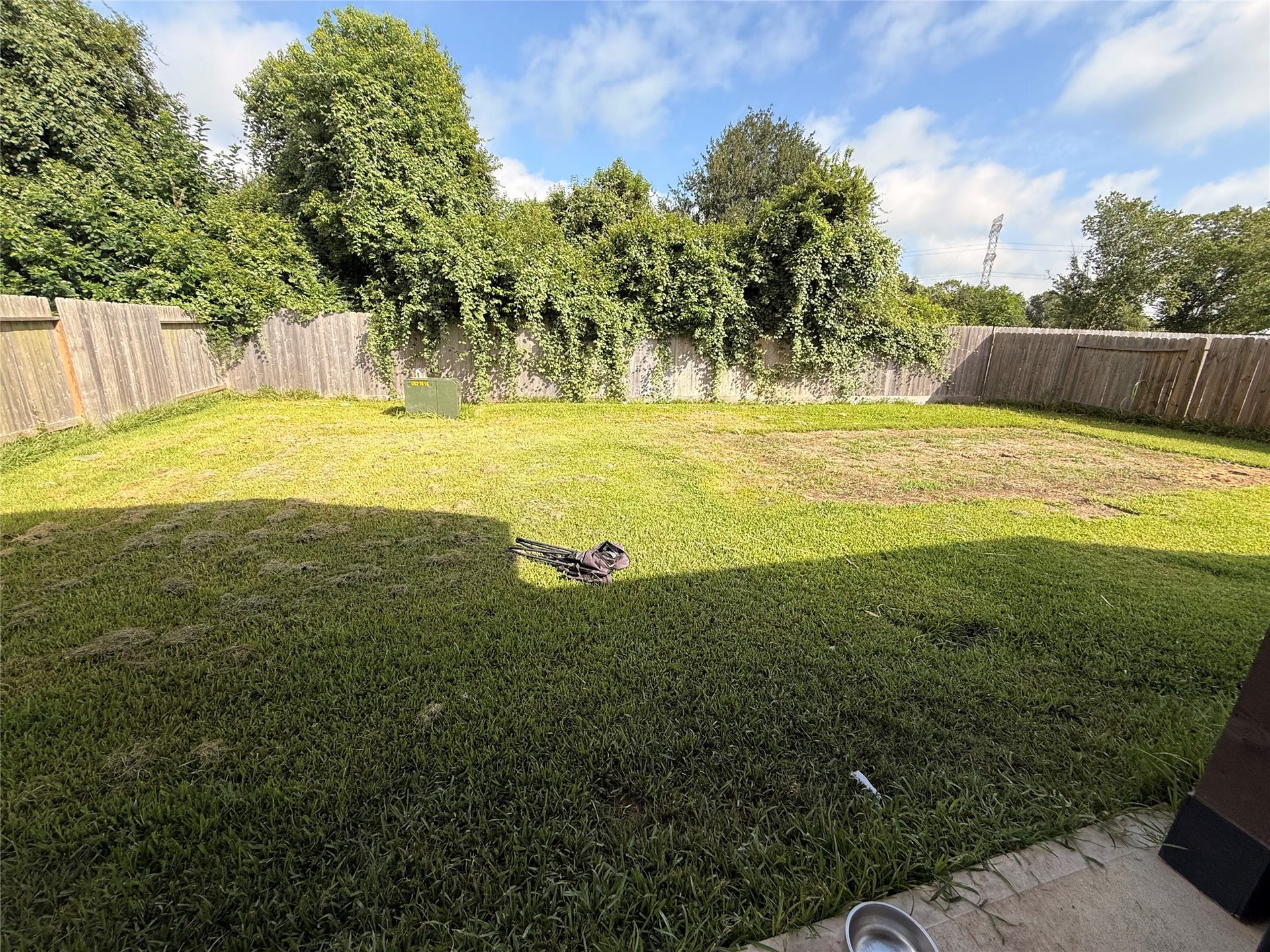 23609 Zinfandel Drive, Alvin, TX 77511 spacious backyard