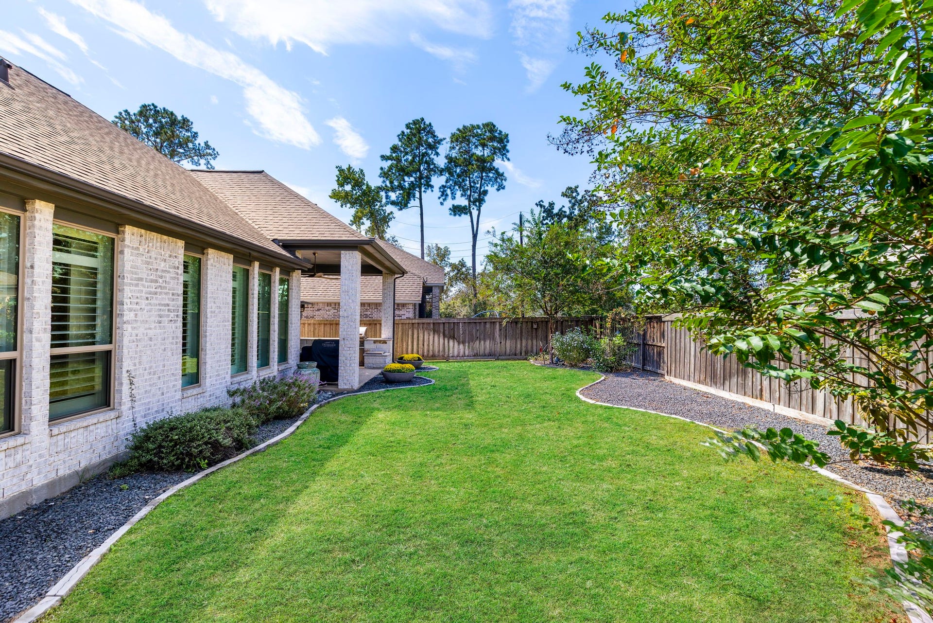 28309 Sterling Oak Drive, Spring, TX 77386 Backyard with landscaping