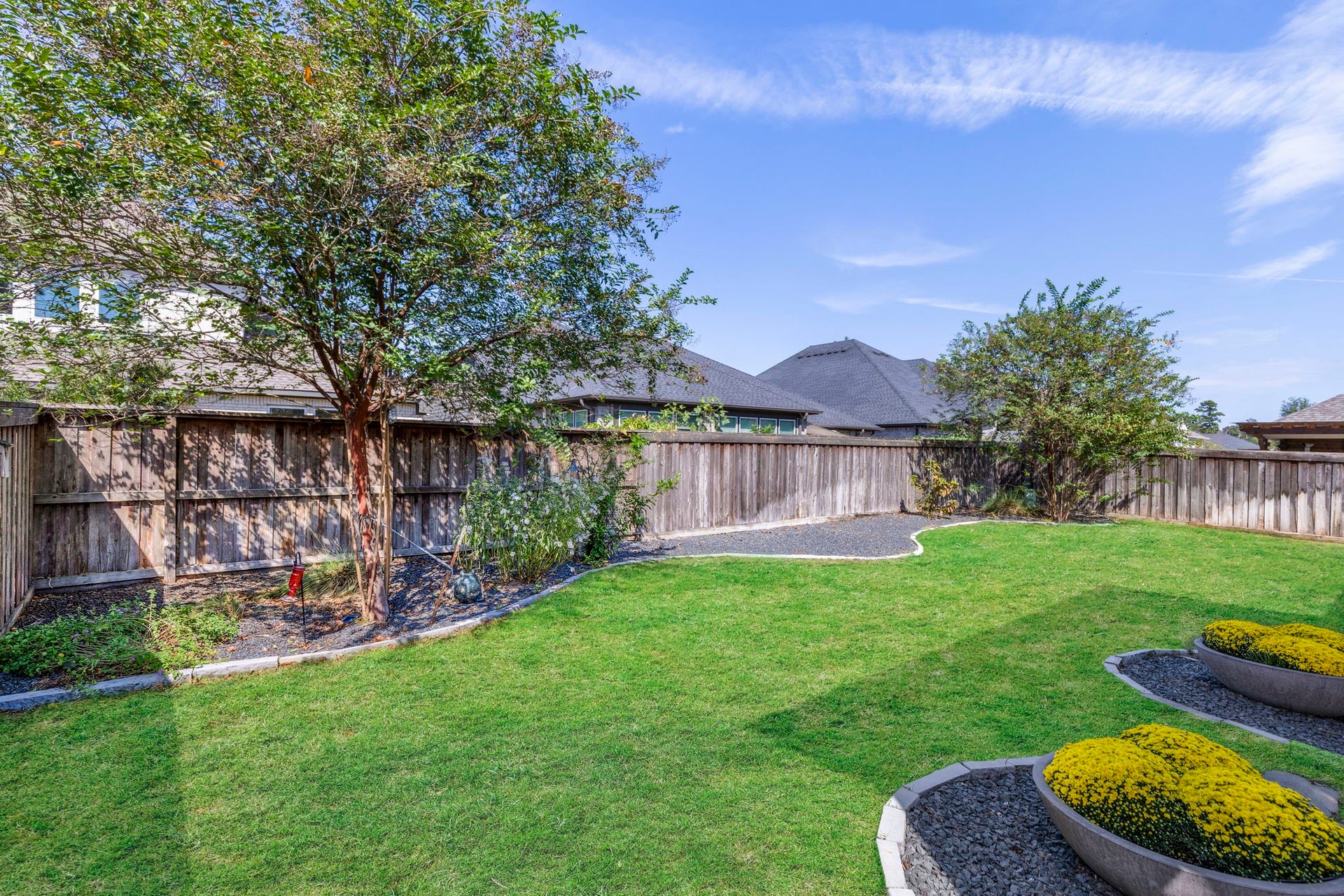 28309 Sterling Oak Drive, Spring, TX 77386 Backyard with landscaping