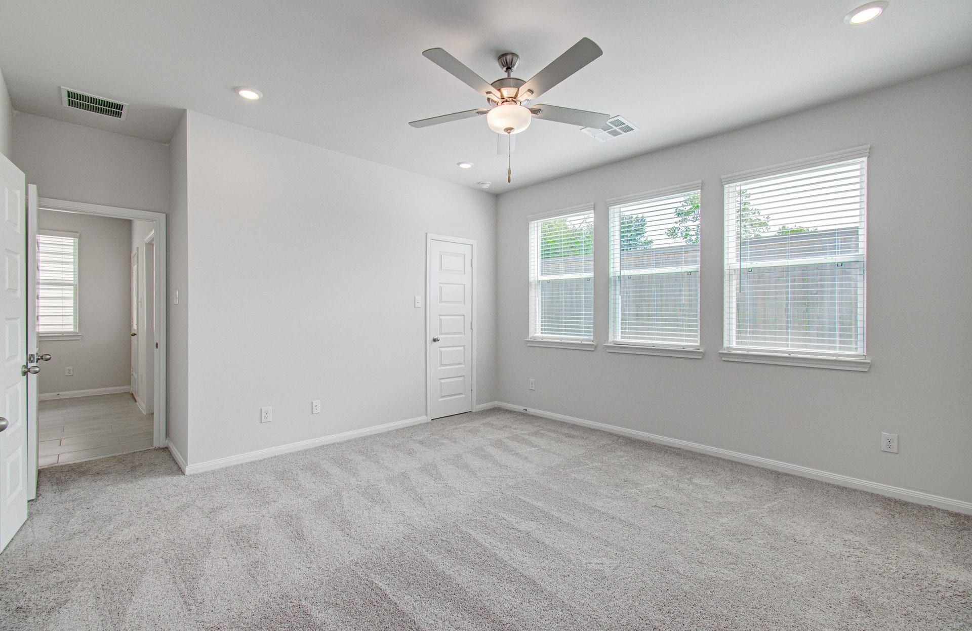 14210 Aston Pine Drive, Houston, TX 77032 Primary bedroom view 2.
Please Note this is a different home/floorplan in the community.