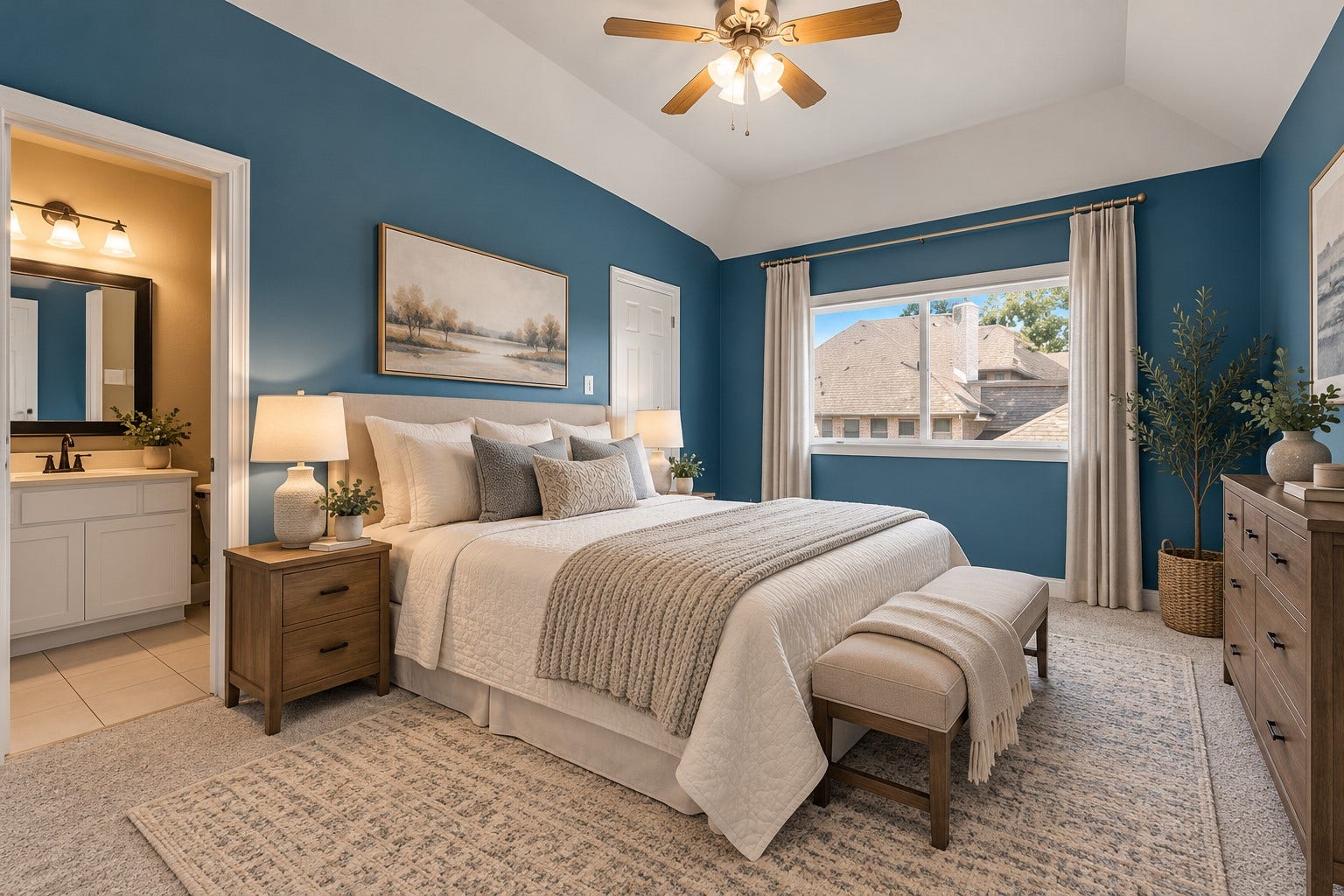 11 Saint Thomas Court, Houston, TX 77070 **Virtually Staged** secondary bedroom.