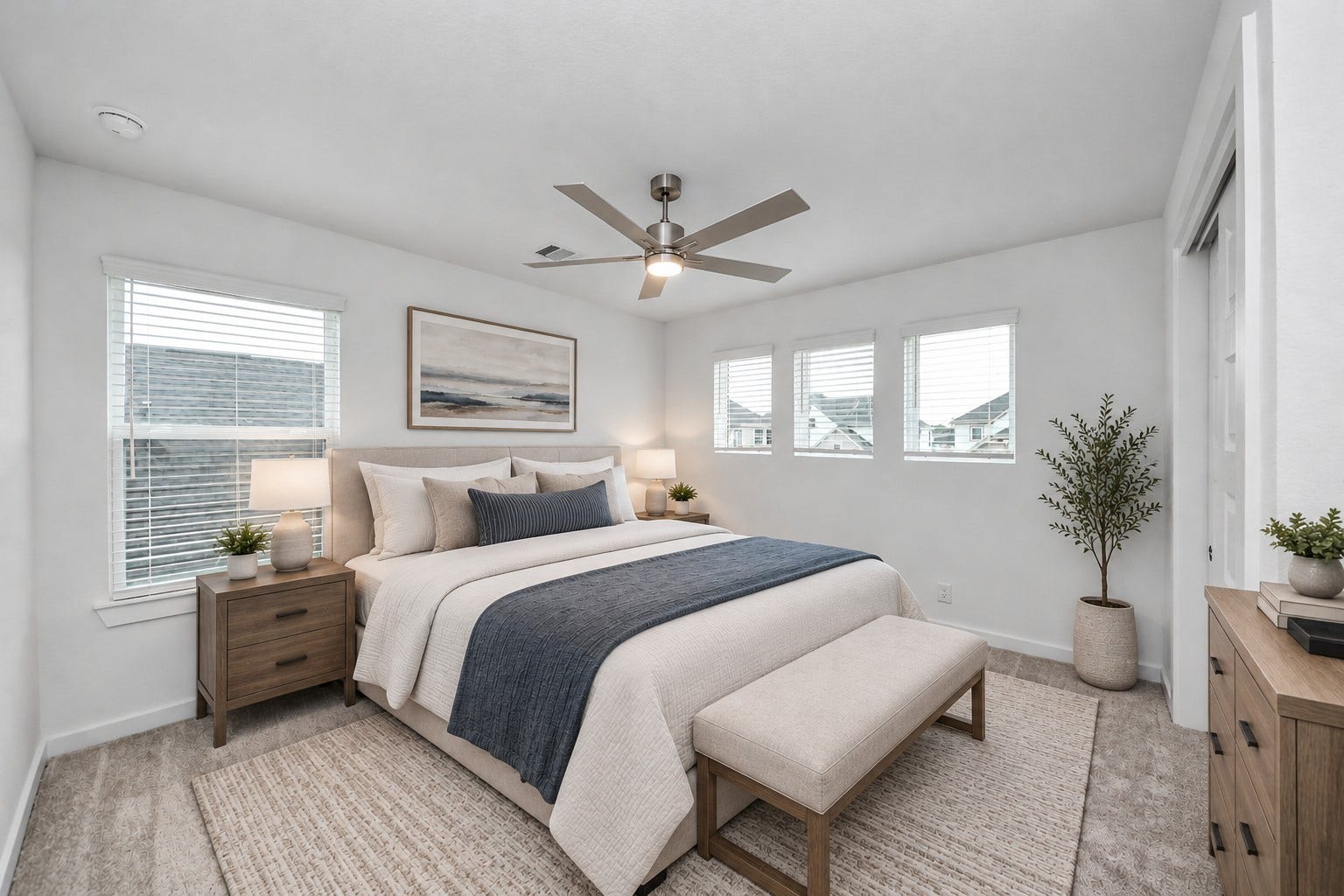24514 Broad Park Ct, Spring, TX 77373 Virtually Staged - Secondary Bedroom.