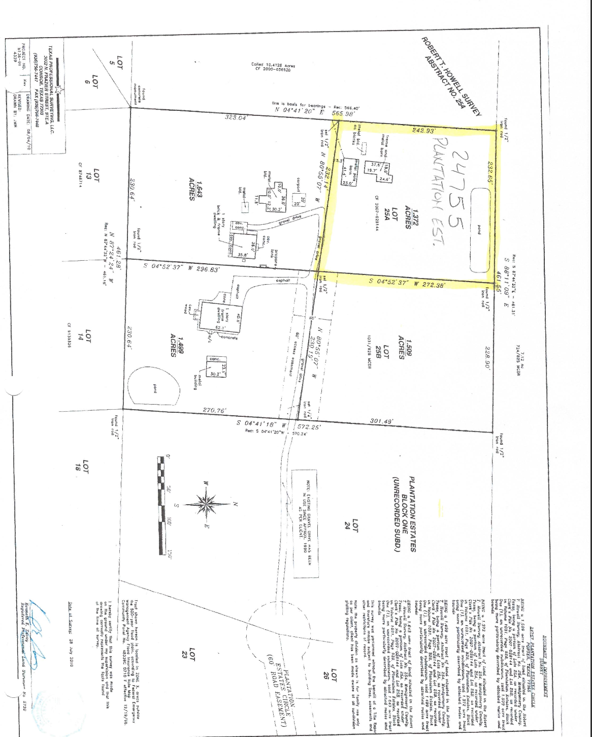 24755 Plantation Estates Circle, Porter, TX 77365 SURVEY 2