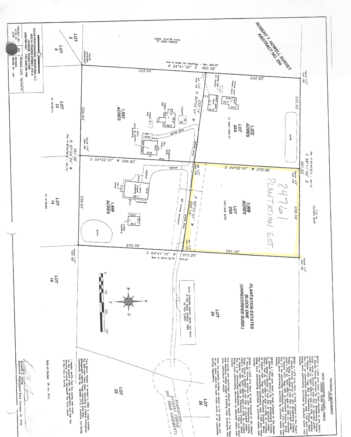 24755 Plantation Estates Circle, Porter, TX 77365 SURVEY 1