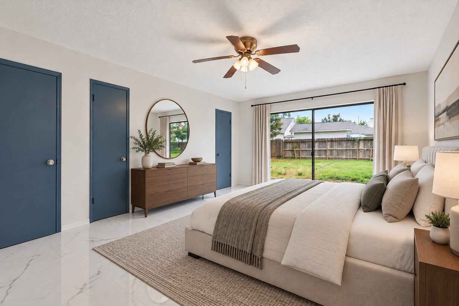 12719 Hollandale Drive, Houston, TX 77082 Virtual Staging Primary Bedroom
