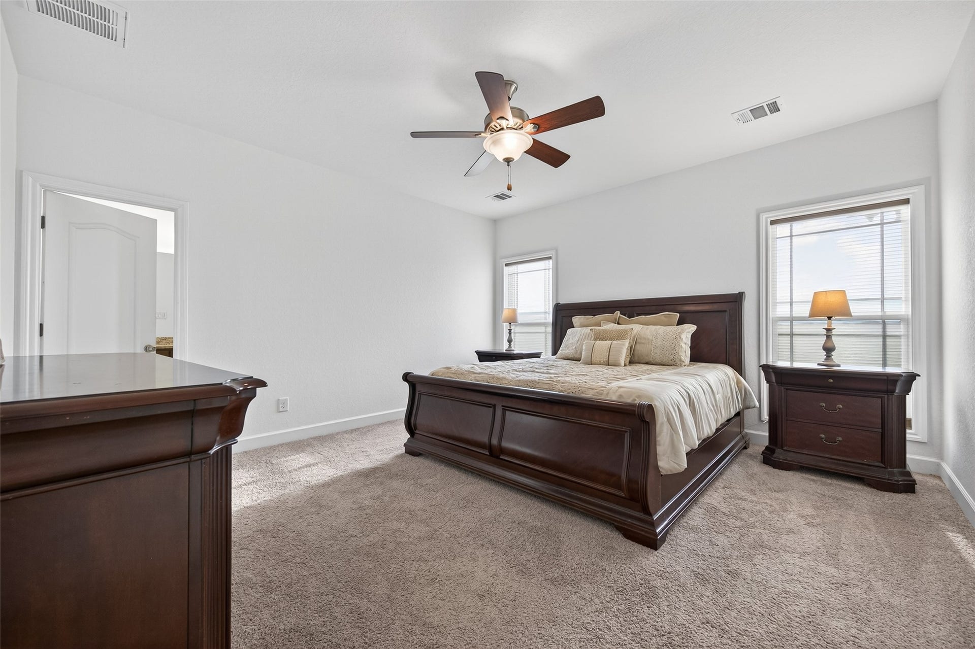Primary Bedroom offering a split floor plan for added privacy