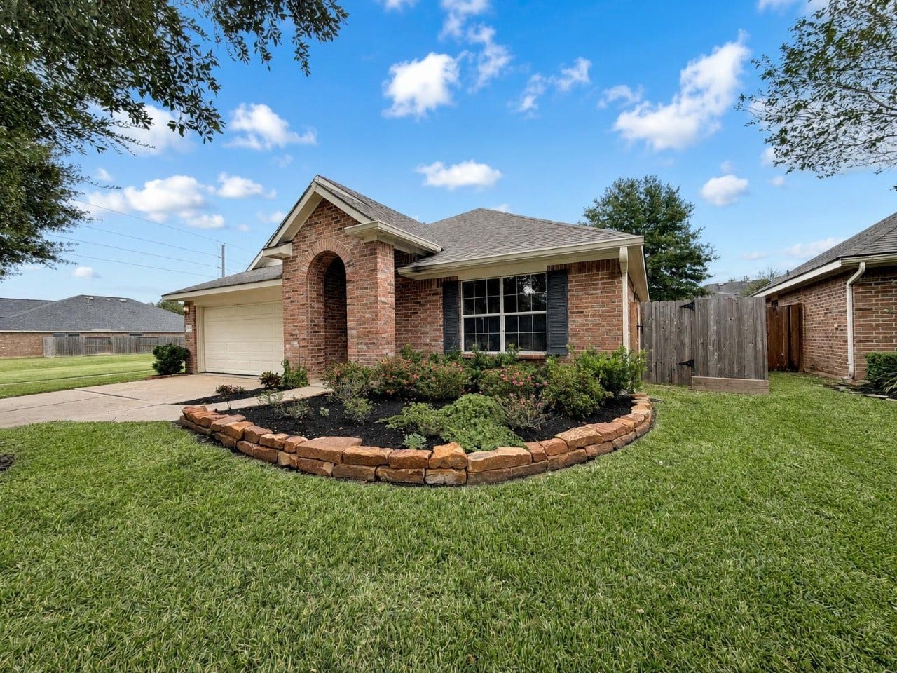 Front of Home - Established Landscaping