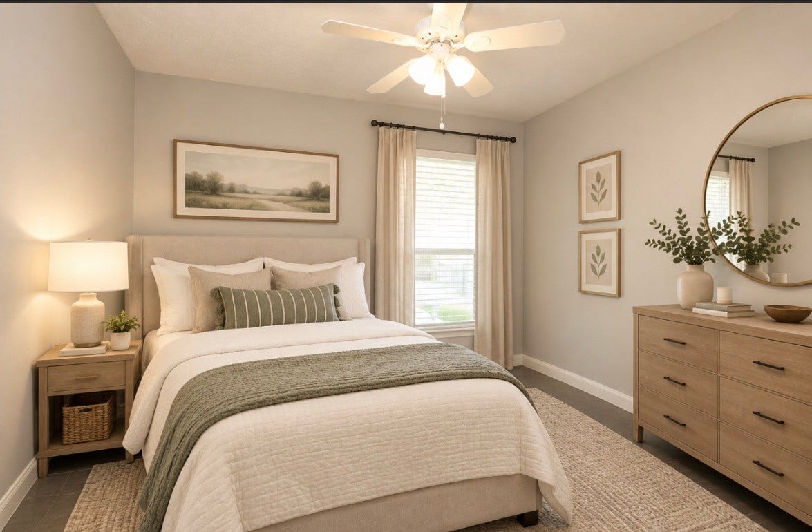 10403 Twin Oak Drive, Conroe, TX 77385 Virtually Staged Secondary Bedroom