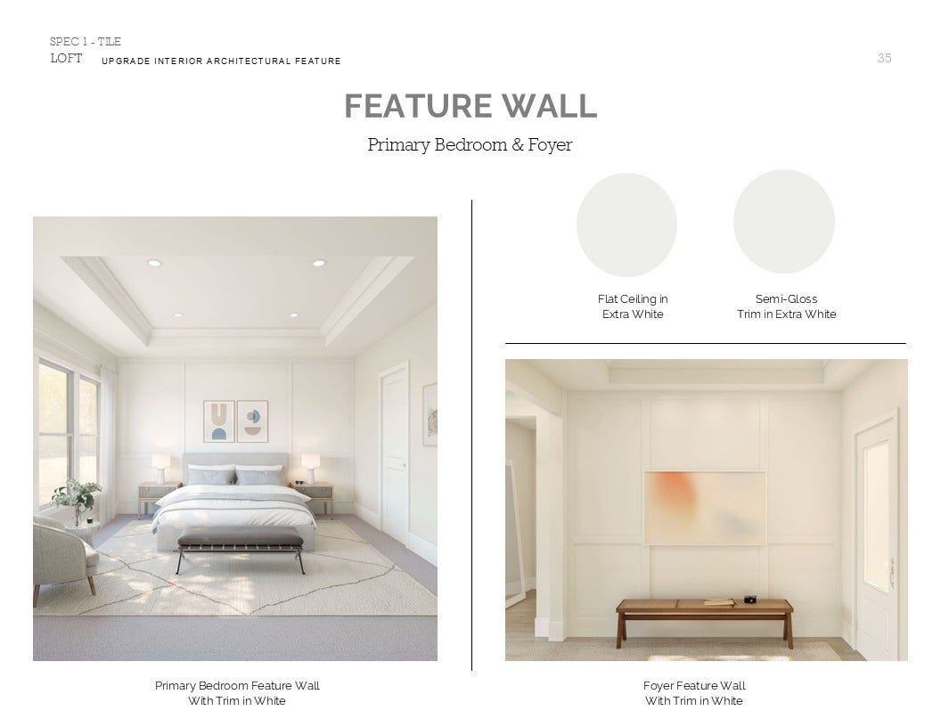 23647 Gulf Prairie Drive, Katy, TX 77493 Loft Look Palette 6: Trim Selection Sheet (*Artist rendering used for illustration purposes only.)