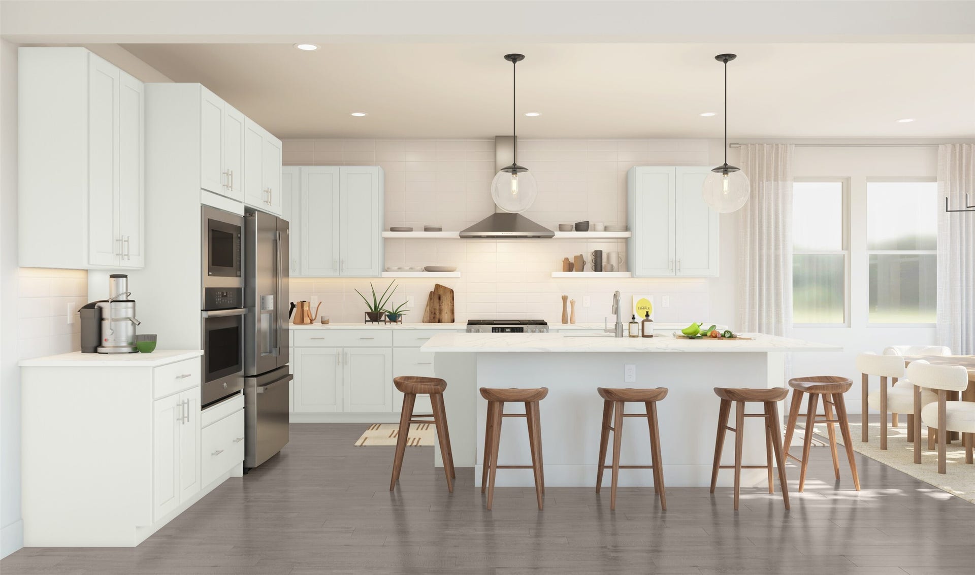 23647 Gulf Prairie Drive, Katy, TX 77493 Gourmet island kitchen (*Artist rendering used for illustration purposes only.)
