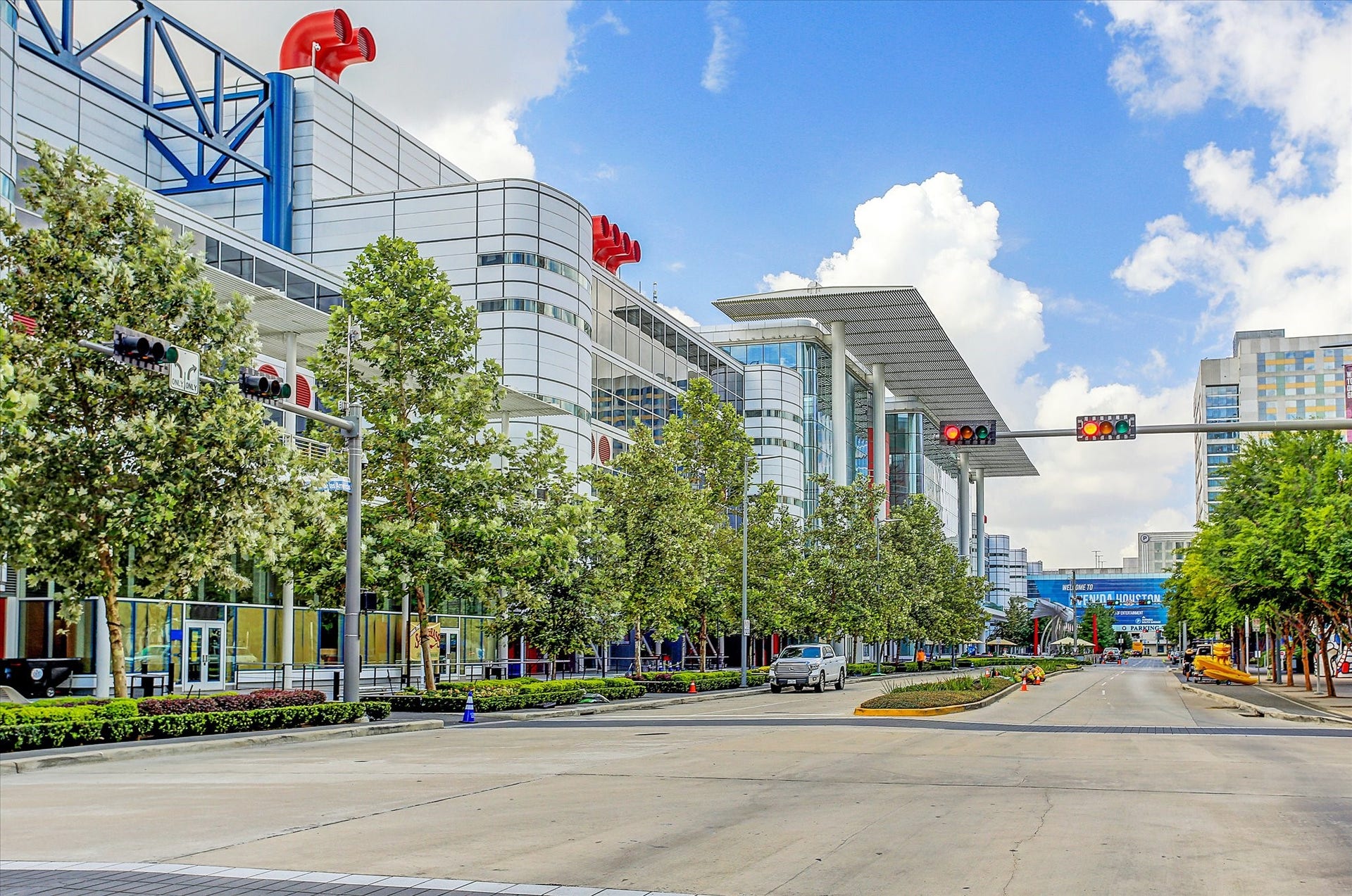 1111 Caroline Street, #2606, Houston, TX 77010 The George R. Brown Convention Center is one of Houstons most distinctive landmarks, with its sweeping glass walls, bold red ventilation stacks, and contemporary design stretching across several city blocks. Inside, the venue hosts everything from national conventions and trade shows to concerts and cultural festivals, making it a dynamic hub of activity year-round.