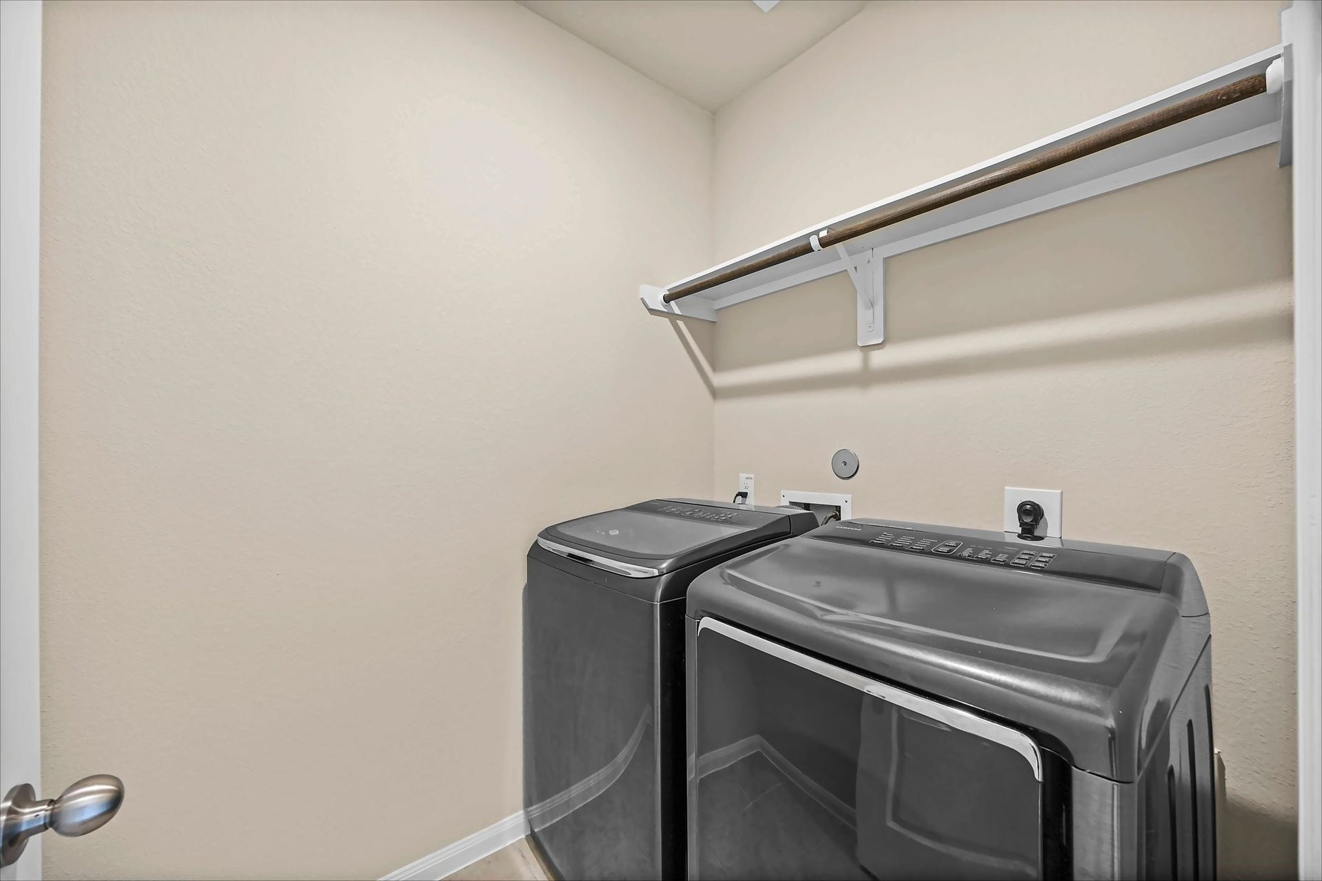 A convenient laundry area keeps everyday chores close at hand. The washer & dryer may come included with the purchase of this home.