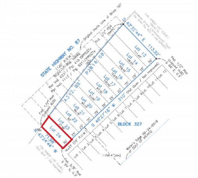 Property photo for Lot 24 Hwy 87, Port Bolivar, TX