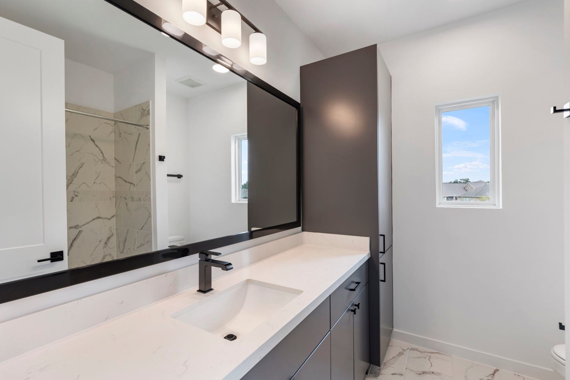 24739 Trull Brook Lane, Spring, TX 77389 Ensuite with shower and bathtub combo.