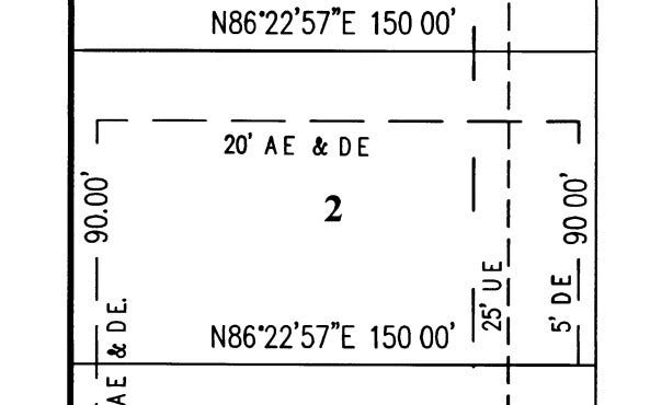 Photo for illustration purposes only. Buyer will need to verify lot dimensions and any applicable easements.
