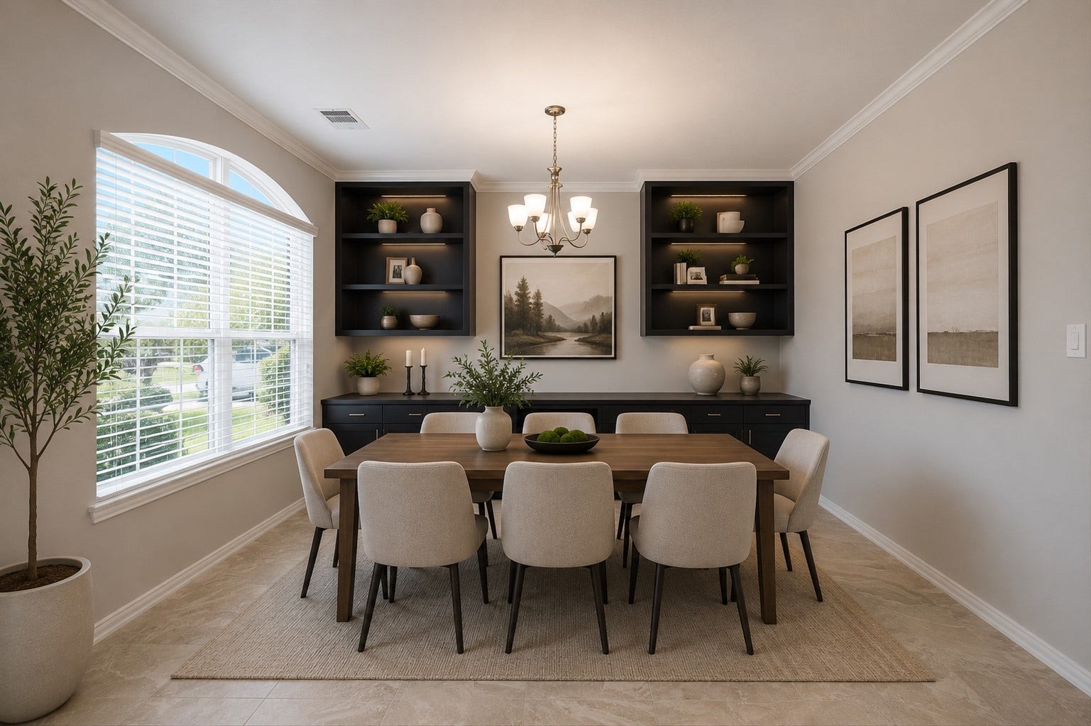 Virtually Staged - it can be an office OR a dining room