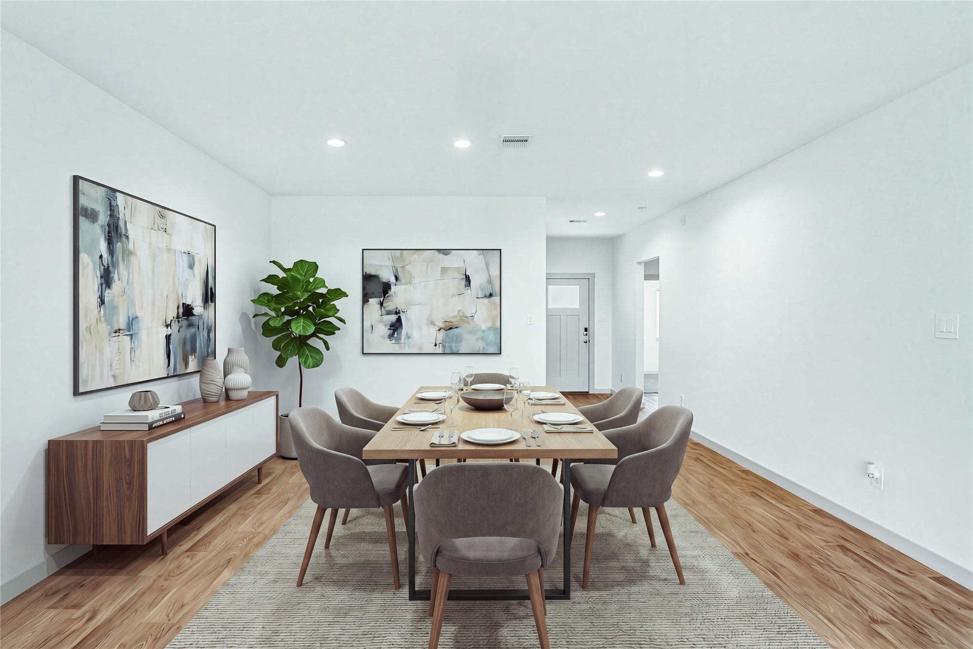Dining Room Virtually Staged