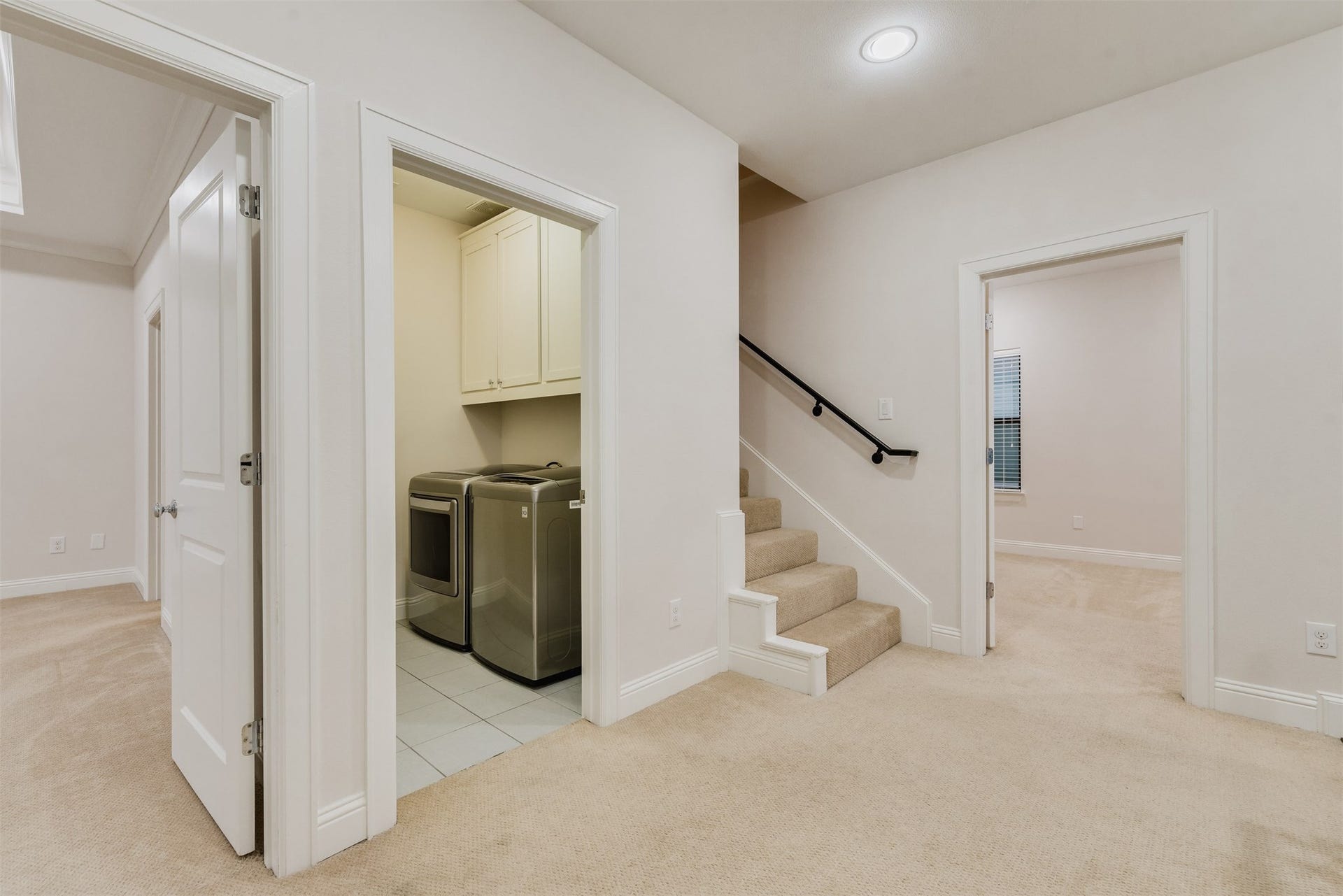 Laundry room is convenient located on the third floor.