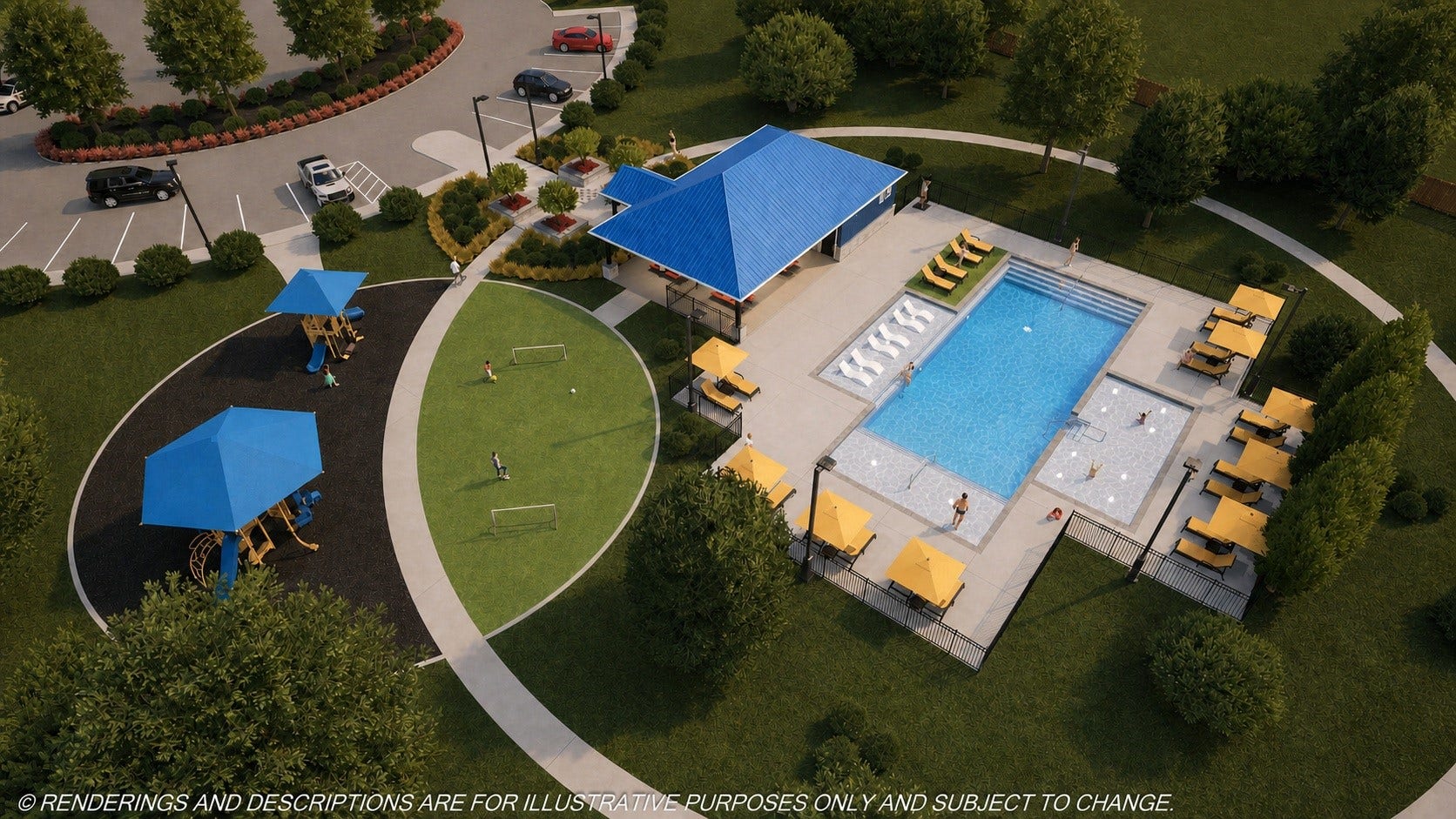 AI Rendering of Planned Amenities