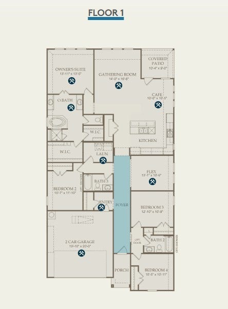 5715 Highland Blossom Drive, Richmond, TX 77407 Floor Plan