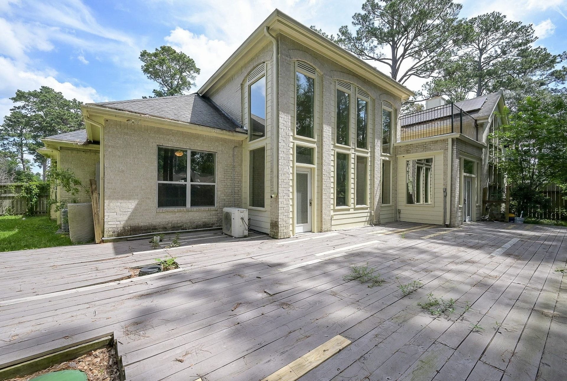 Backyard deck