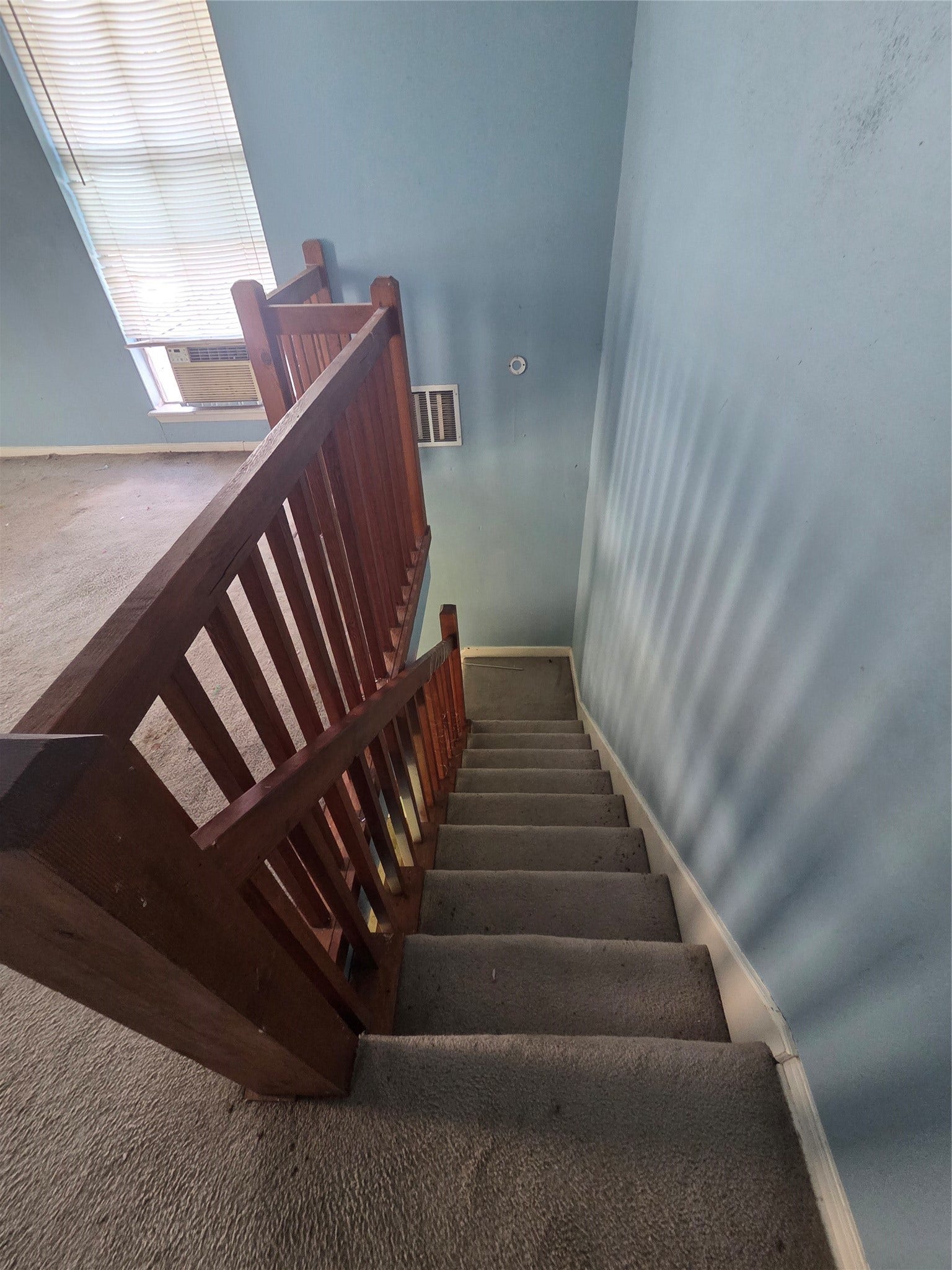 View of stairs walkway.