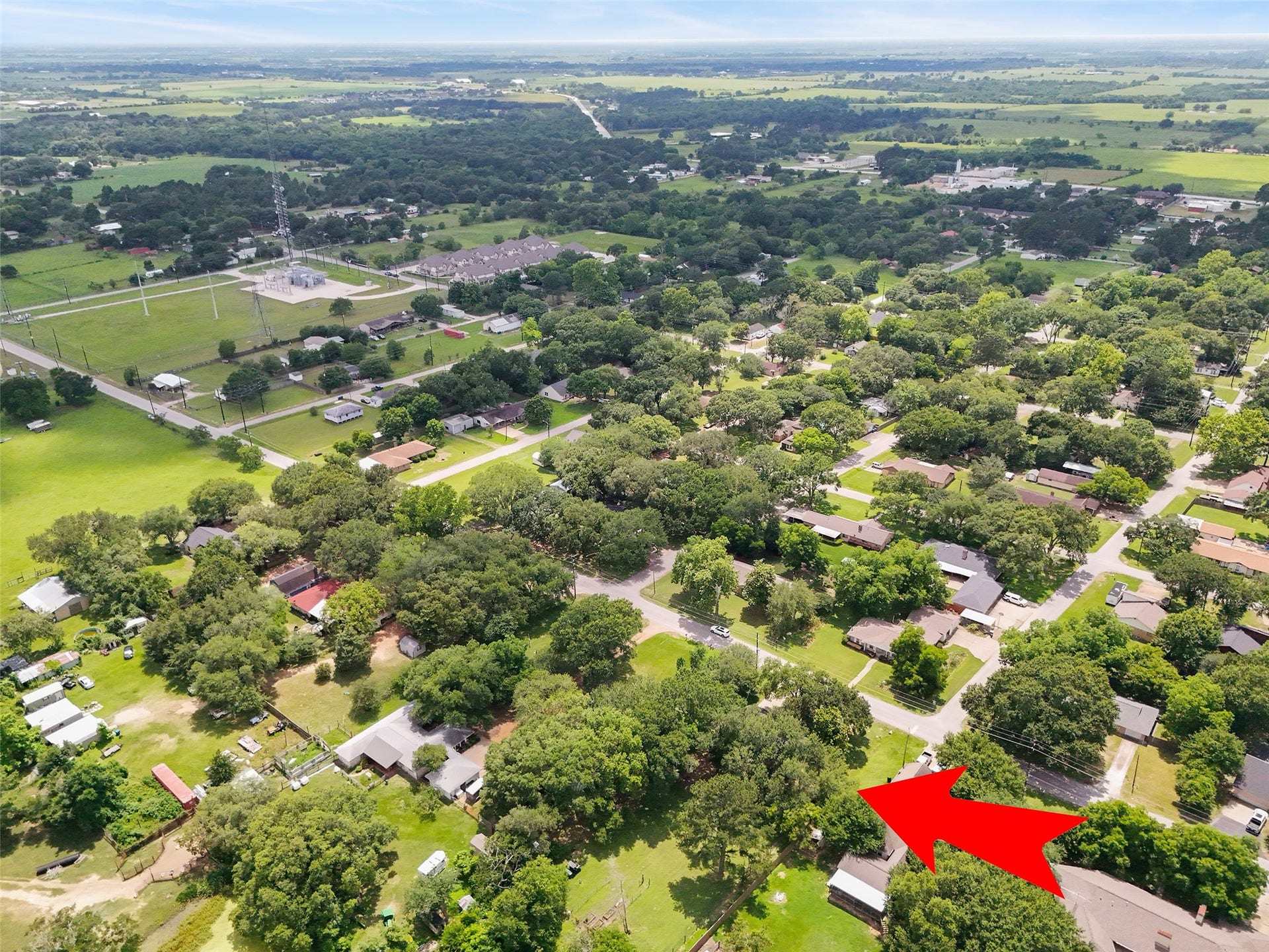 504 Walnut Street, Waller, TX 77484 Aerial View