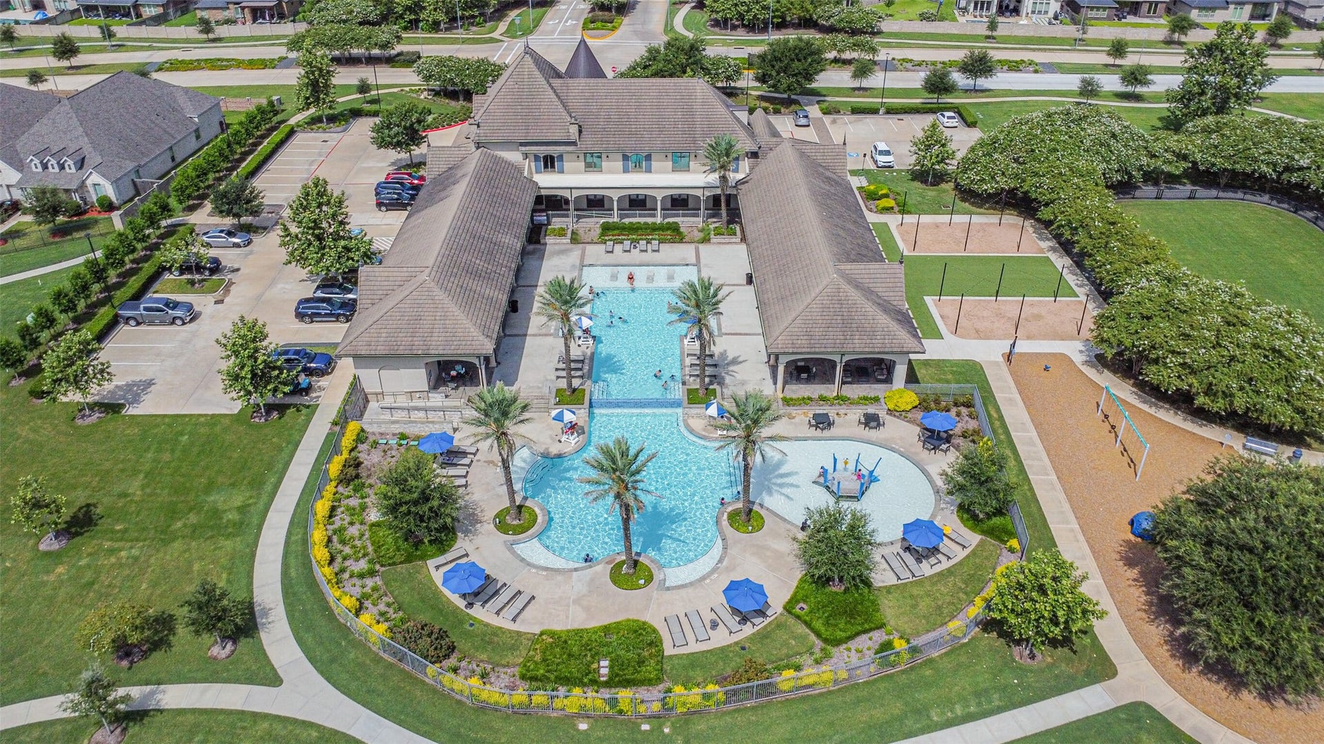 20330 Rose Gray Lane, Tomball, TX 77377 Relax at the Amira pool located in the center of the neighborhood.