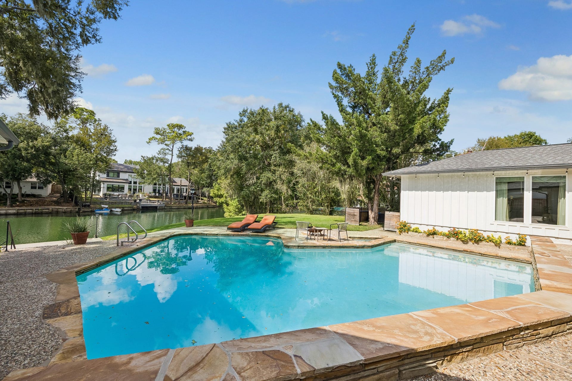 12314 Honeywood Trail, Houston, TX 77077 Imagine enjoying this view from your back patio, in the middle of Houston.