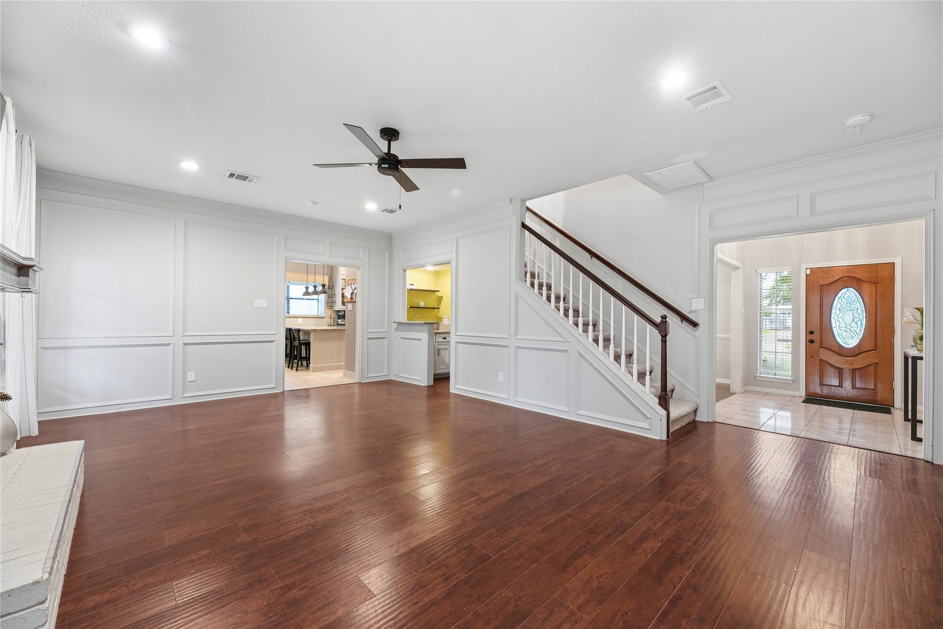 Another view of the family room.