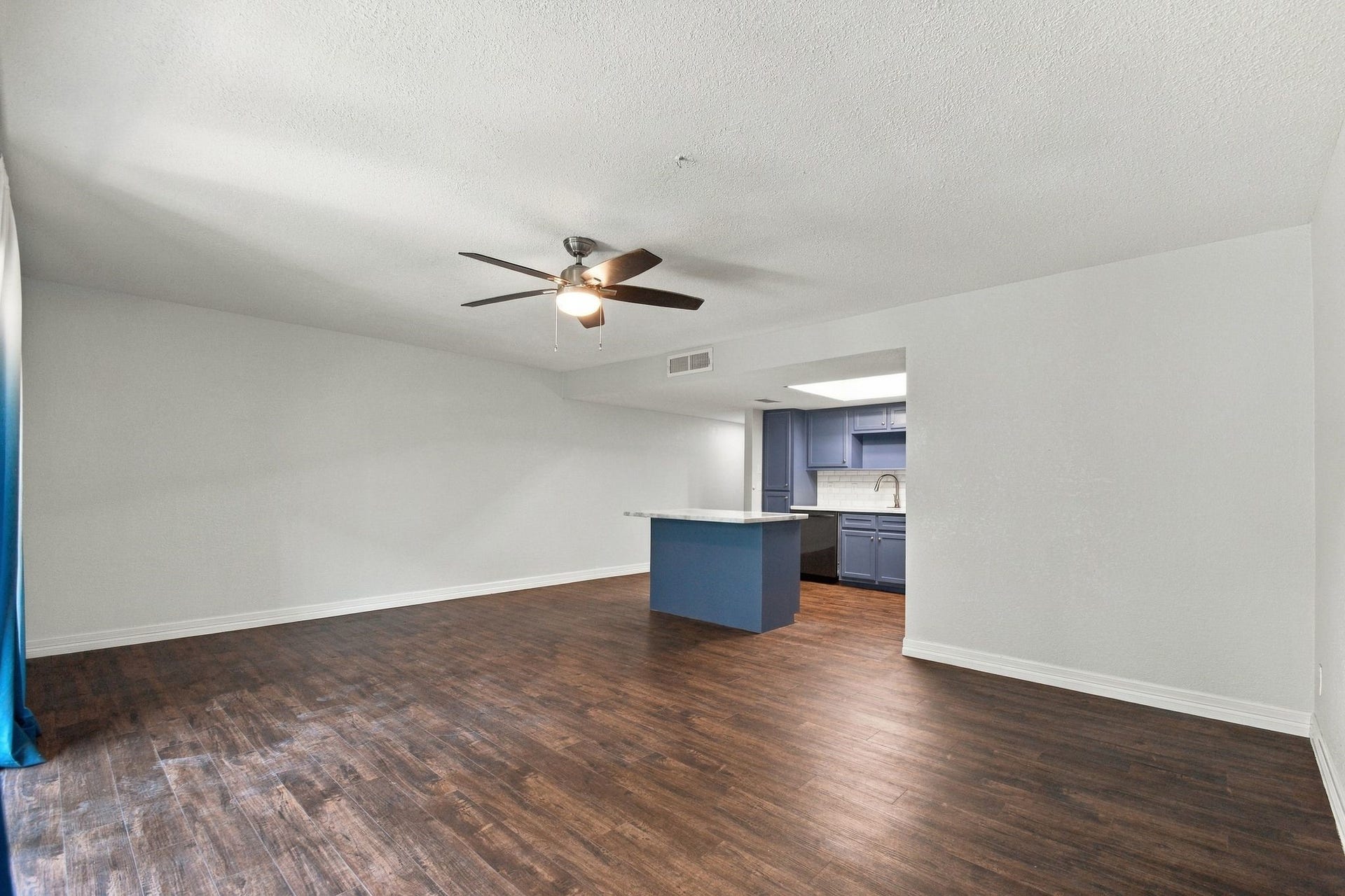 14777 Wunderlich Drive, #413, Houston, TX 77069 Luxury Vinyl Plank flooring flows seamlessly through most of the condo unit except the bathroom.