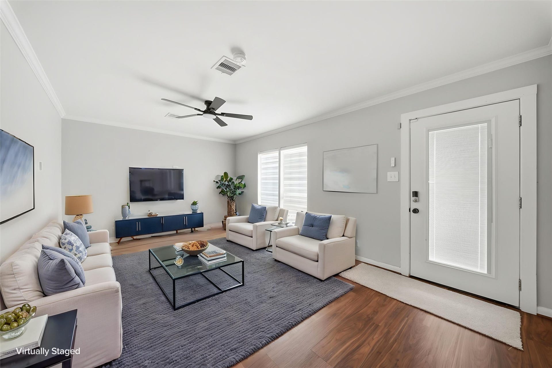 Virtually Staged front room