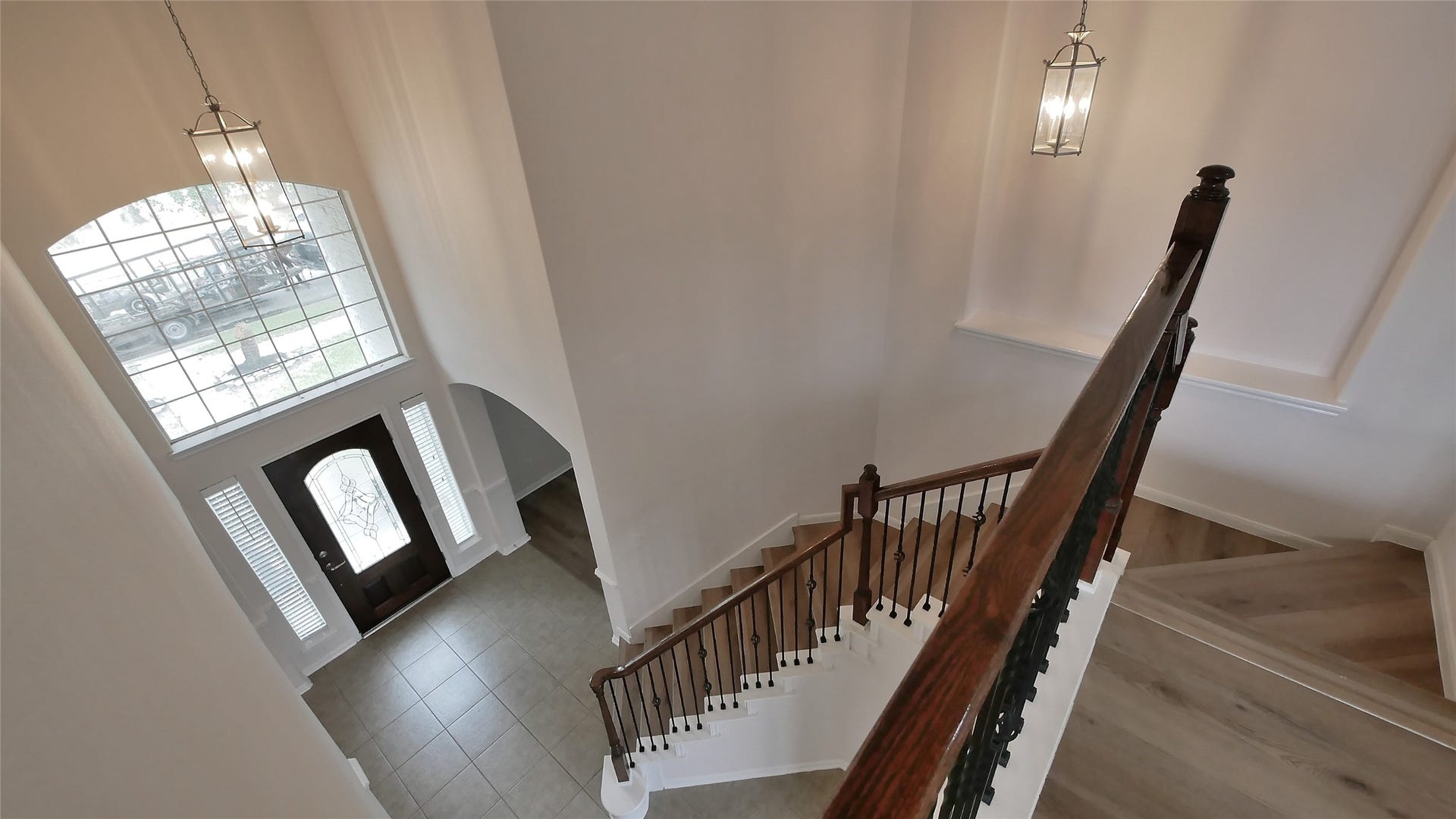 1906 Lauralwick Court, Katy, TX 77484 Looking at the entry from the 2nd floor