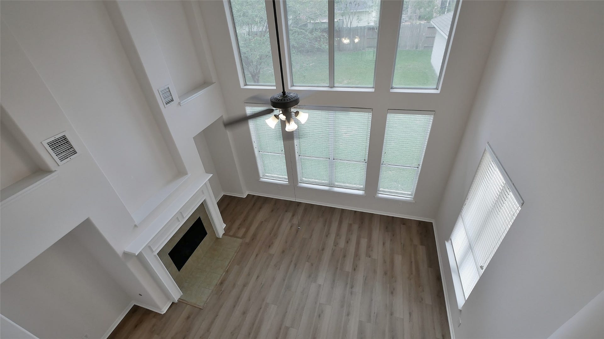 1906 Lauralwick Court, Katy, TX 77484 Family room from 2nd floor landing