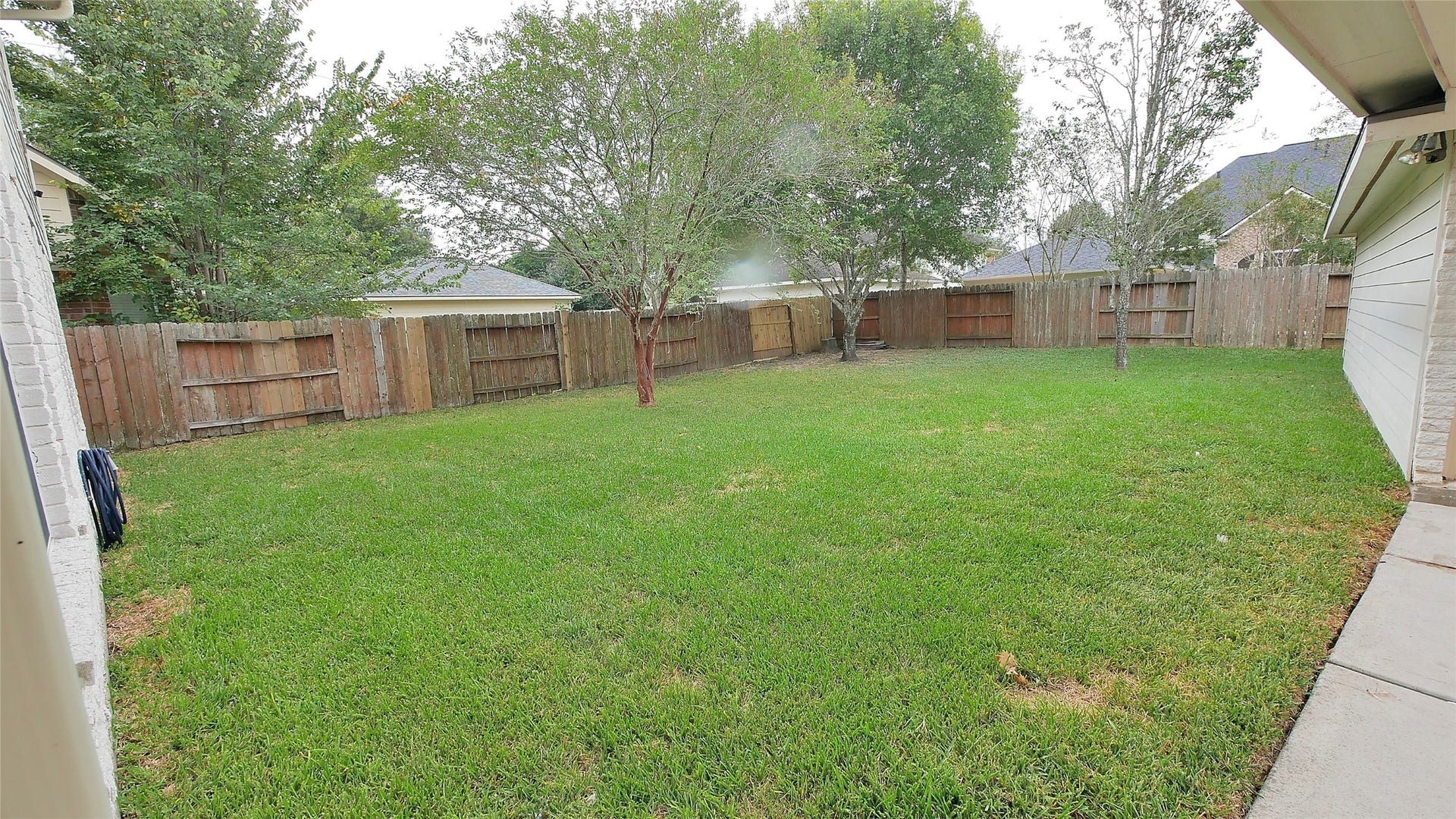 1906 Lauralwick Court, Katy, TX 77484 Back Yard from the breezeway