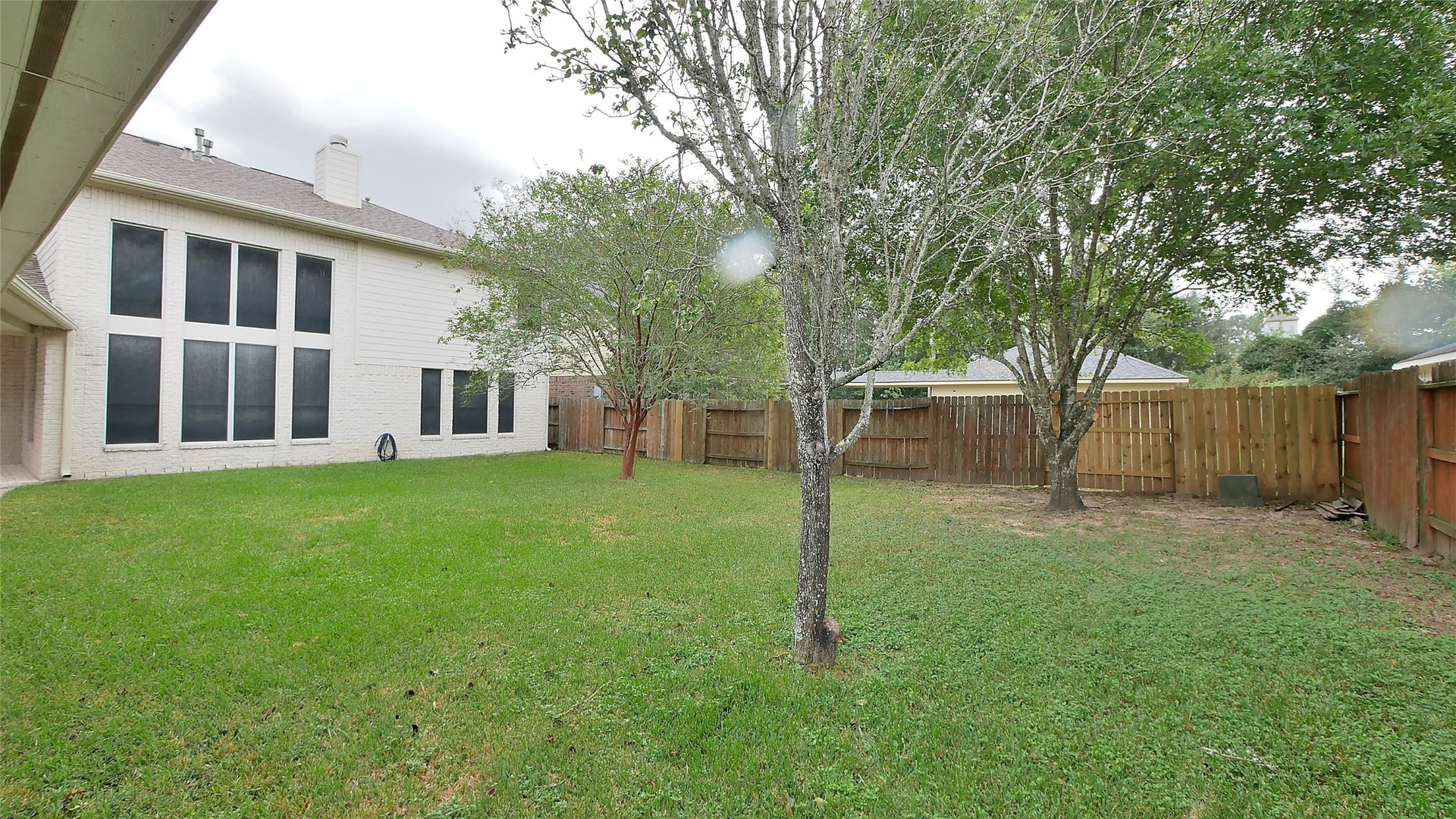 1906 Lauralwick Court, Katy, TX 77484 Another view of the oversized backyard