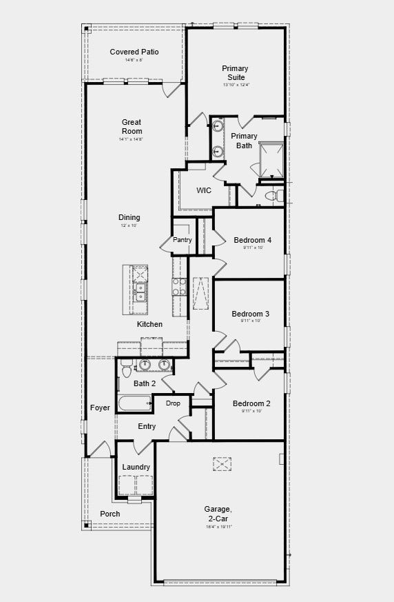 21282 Big Cypress Drive, Montgomery, TX 77356 Floor Plan