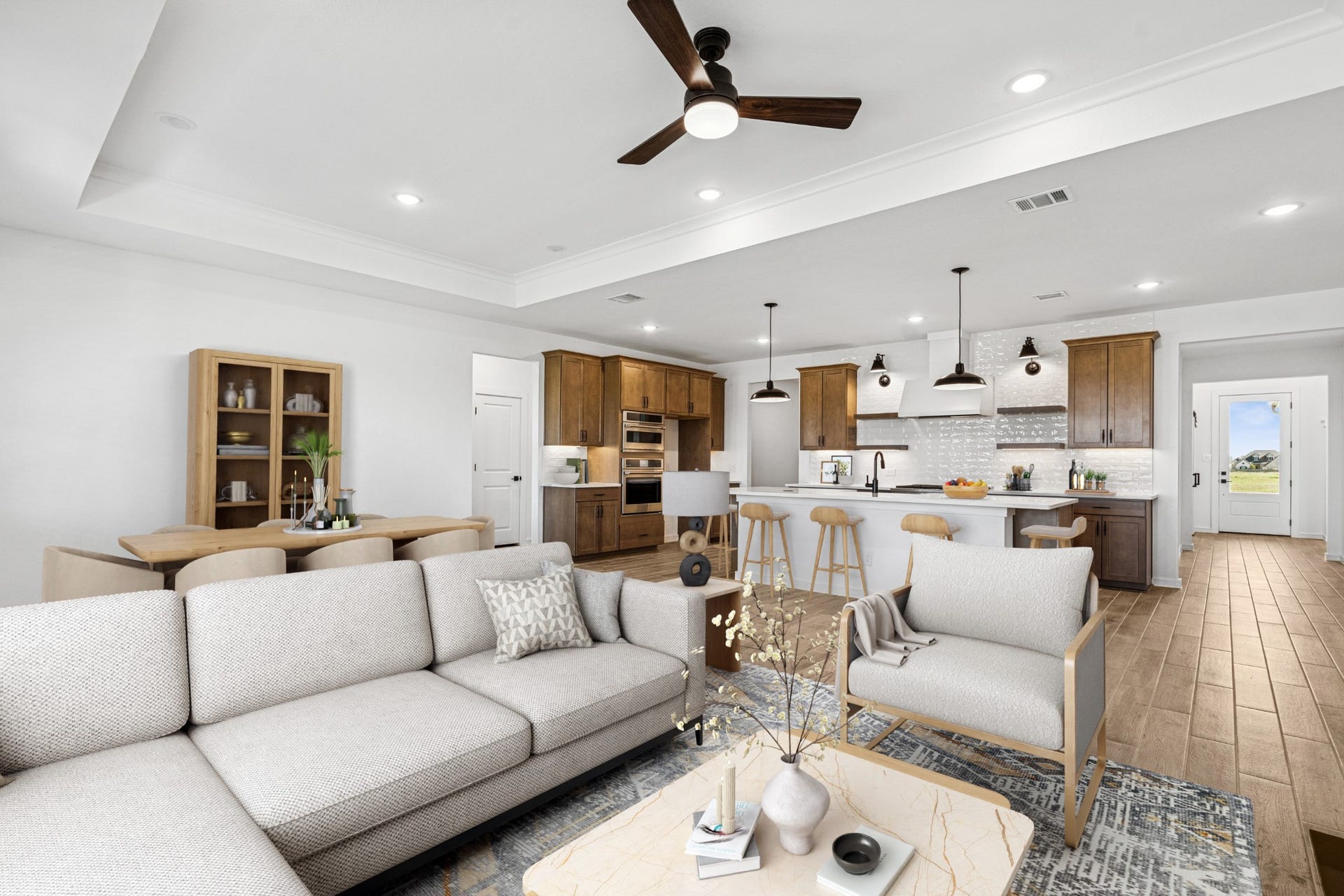 12027 Old Fashion Circle, Mont Belvieu, TX 77535 Cozy great room (*Photo not of actual home and used for illustration purposes only.)