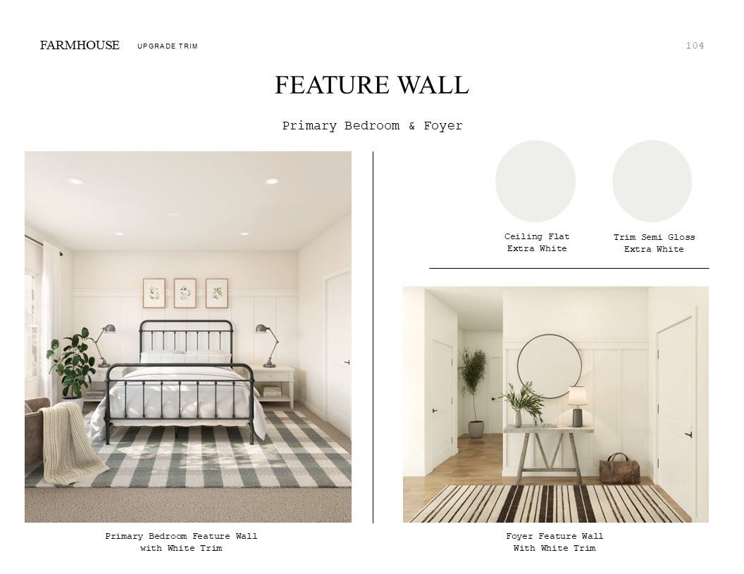 655 Daniels Lake Lane, Dayton, TX 77535 Farmhouse Look Palette 5: Trim Selection Sheet (*Artist rendering used for illustration purposes only.)