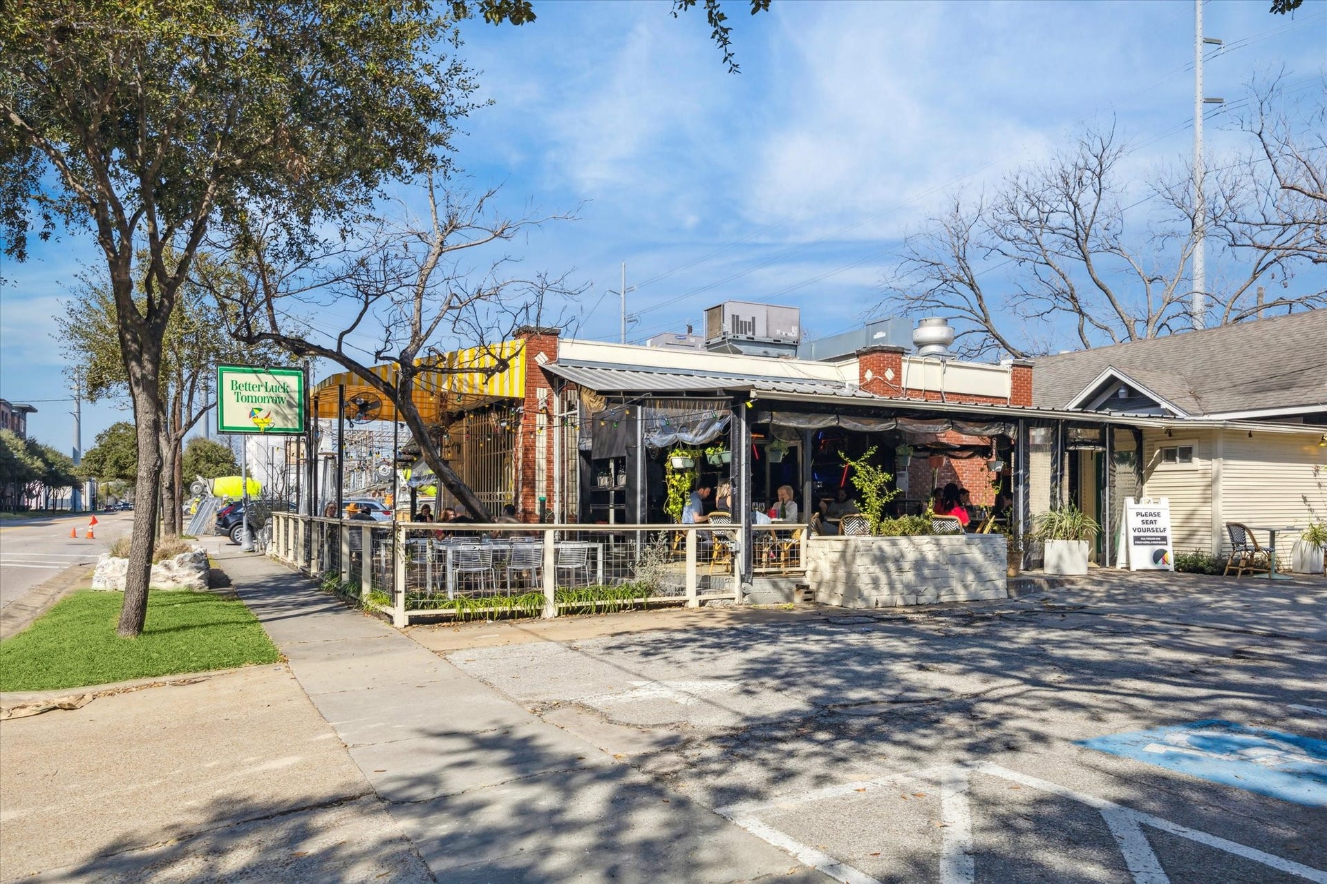 335 Harvard Street, Houston, TX 77007 Better Luck Tomorrow is a Heights neighborhood favorite, known for creative cocktails, an approachable food menu and a lively patio that makes it an easy go to for happy hour or a casual night out.