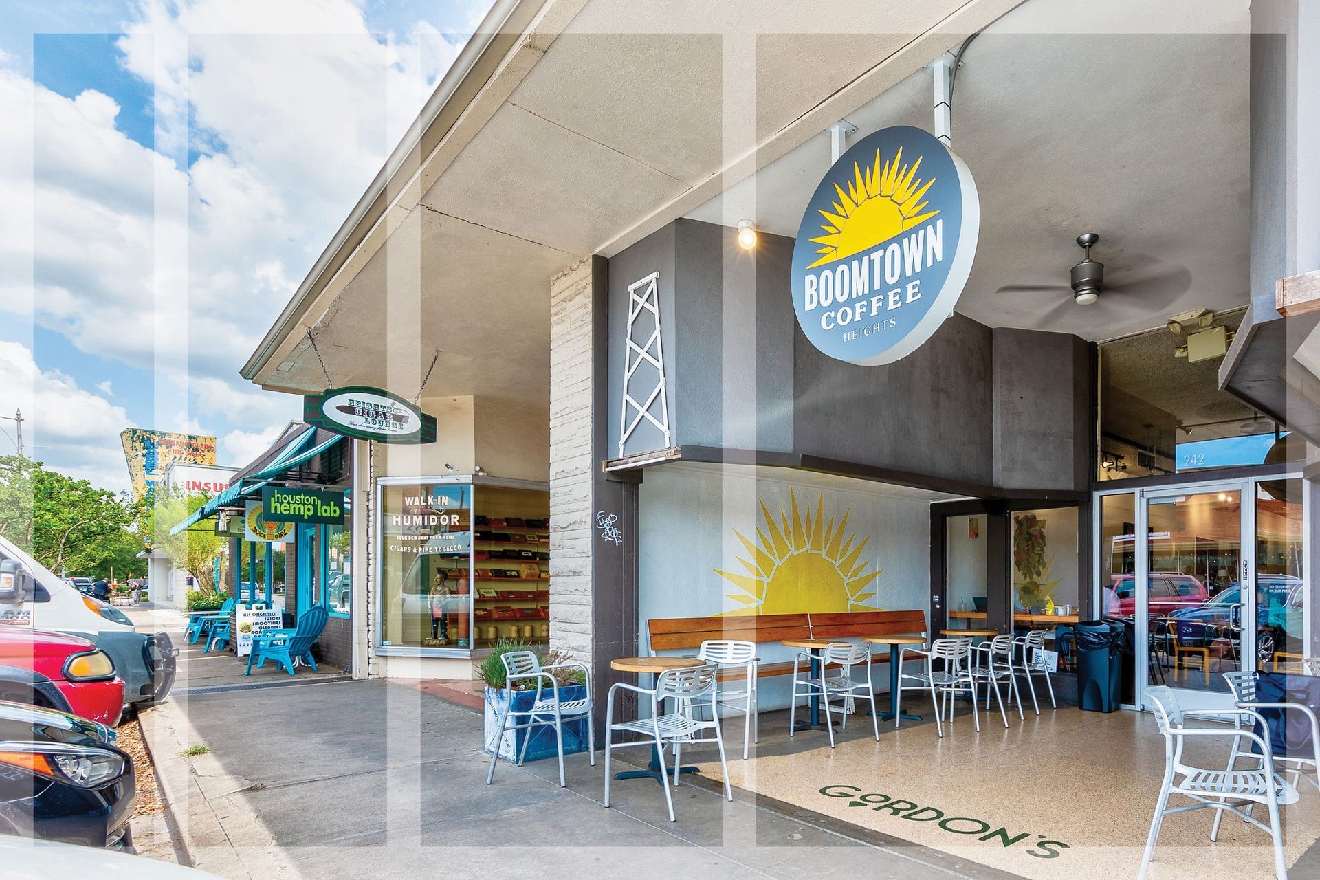 335 Harvard Street, Houston, TX 77007 Pick up a cup of coffee at Boomtown and spend a morning browsing the shops on 19th.