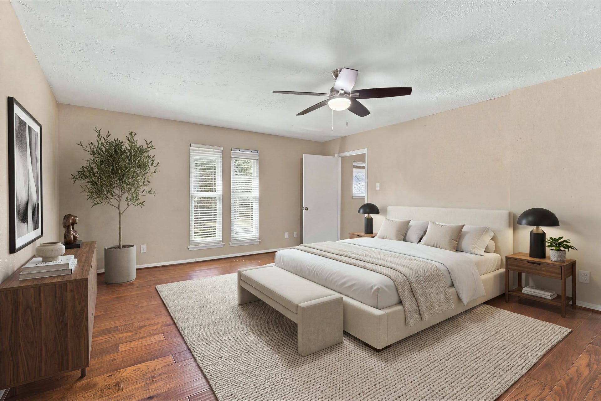 18106 Mahogany Forest Drive, Spring, TX 77379 Primary Bedroom *Staged*