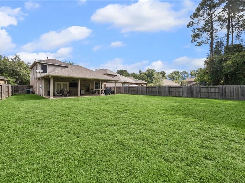 Nearly 10,000-square-foot lot with a spacious fenced backyard.