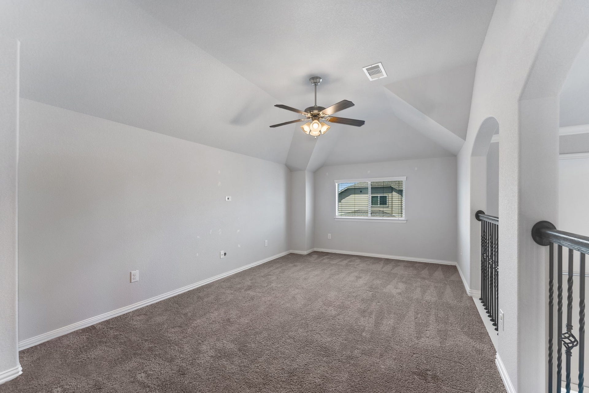 Empty game room space.