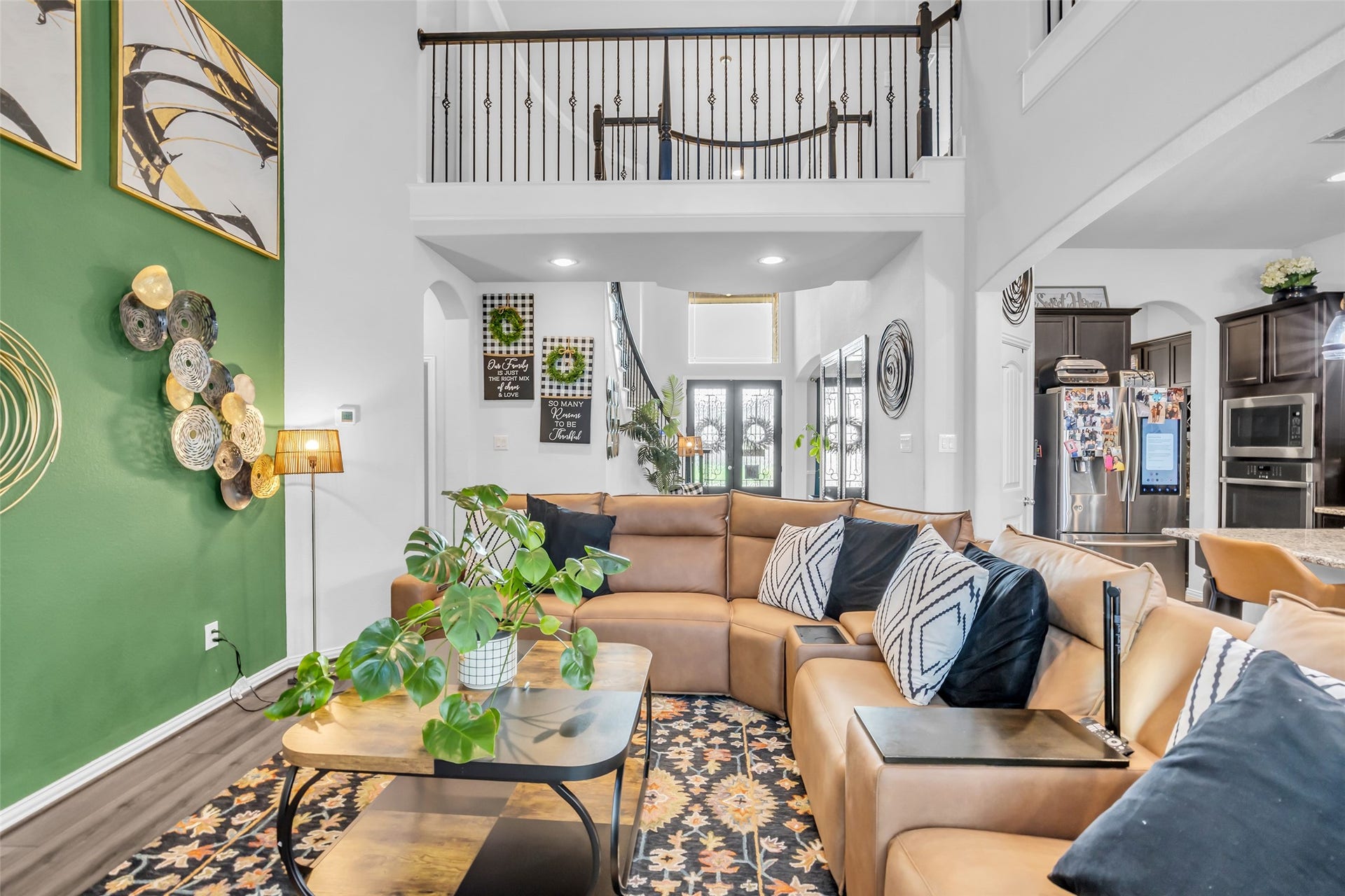 Living area view.
