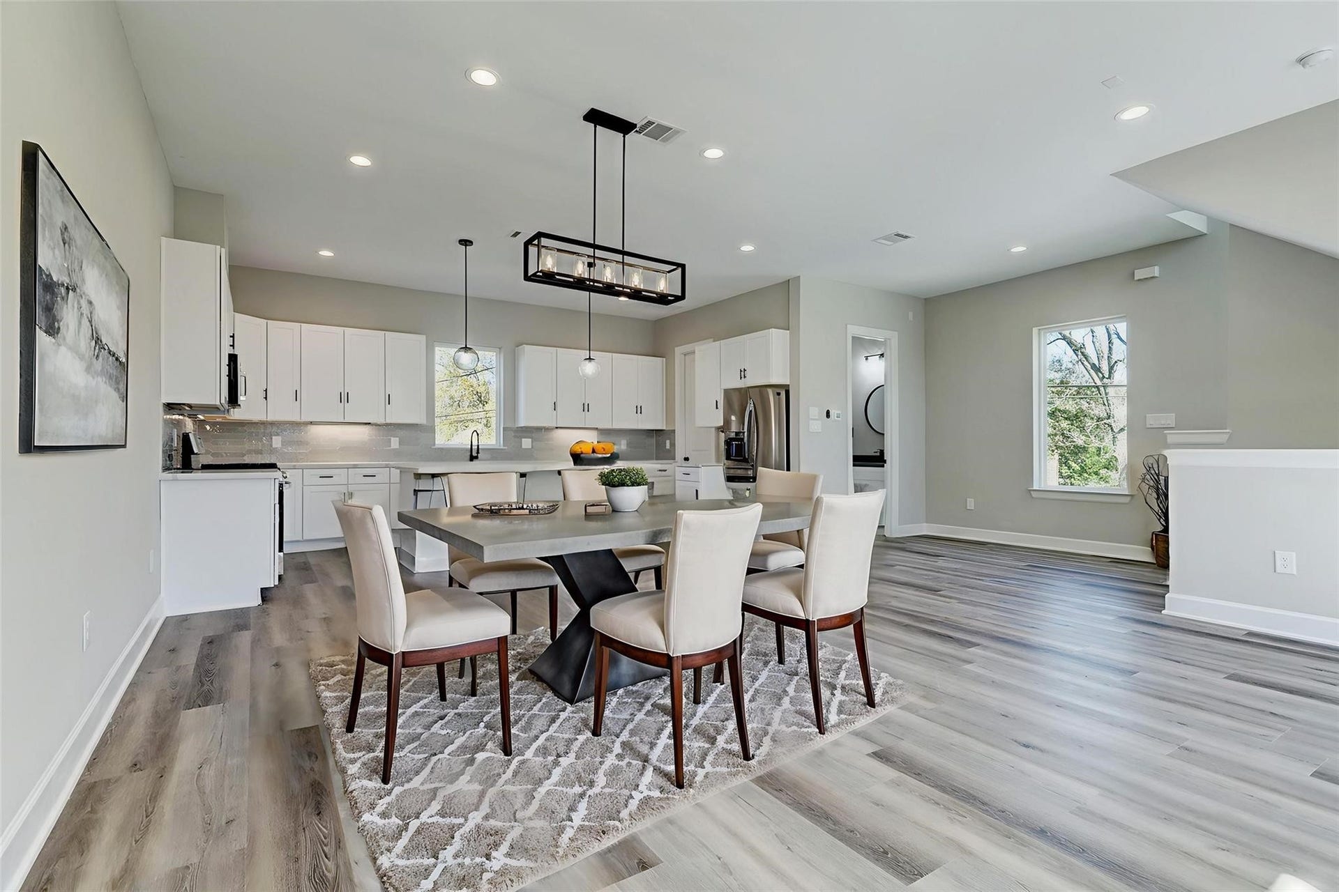 Elegant Open Concept living space **Virtually staged