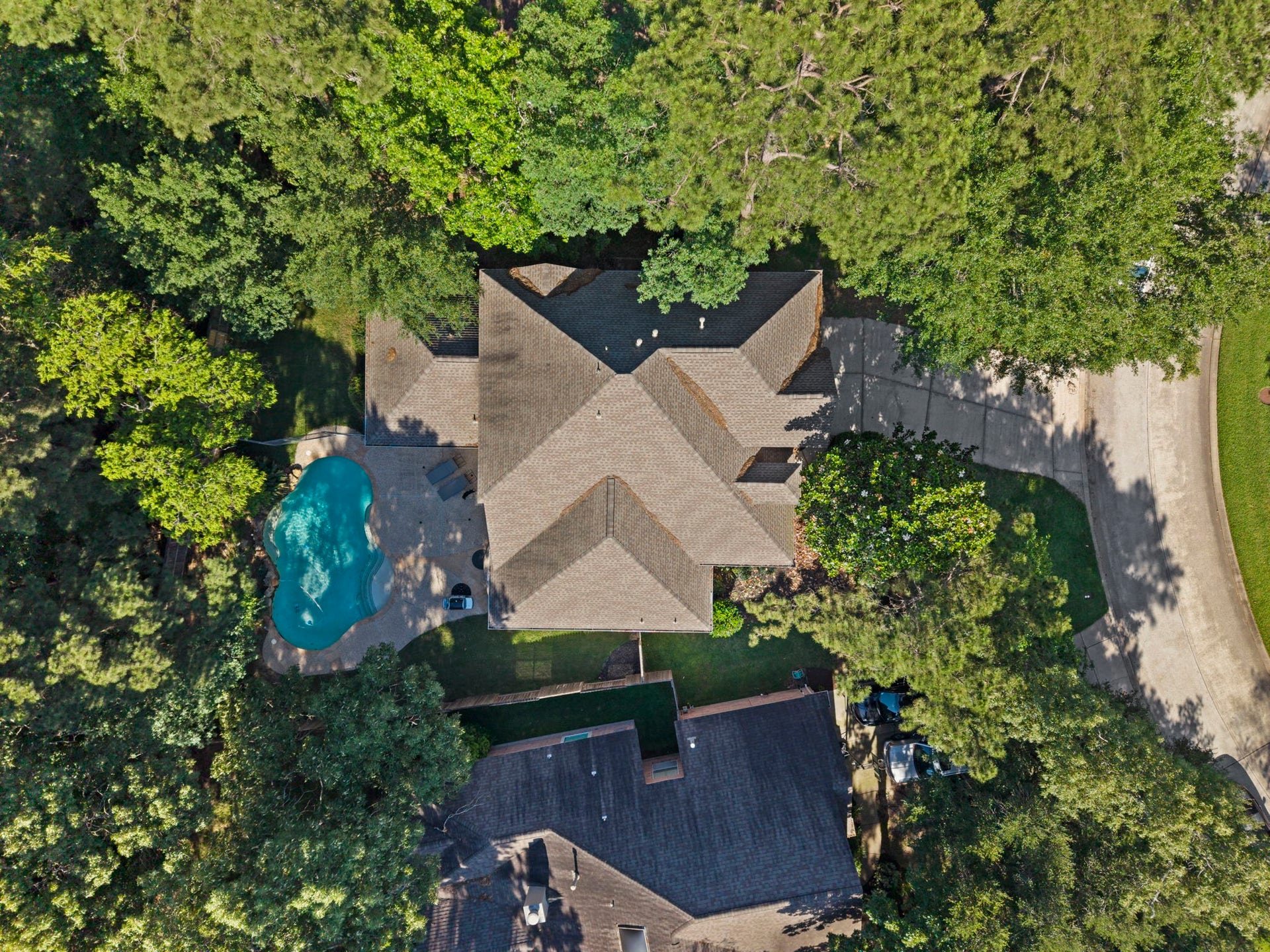 Top of house