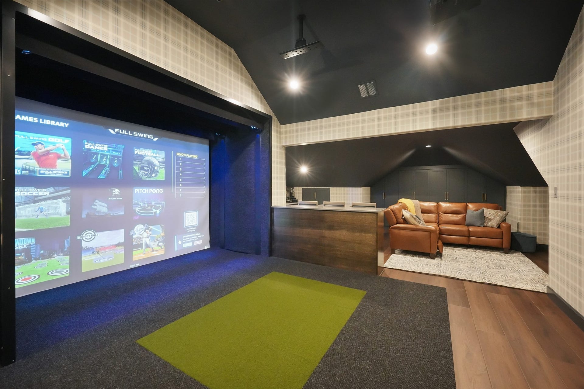 19 Harmony Links Place, The Woodlands, TX 77382 Another perspective of the spacious media room!