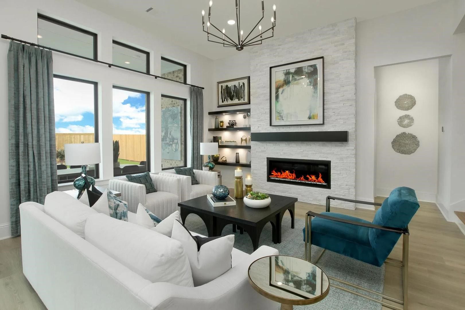 452 Sunset View Court, Katy, TX 77493 Rainier Family Room