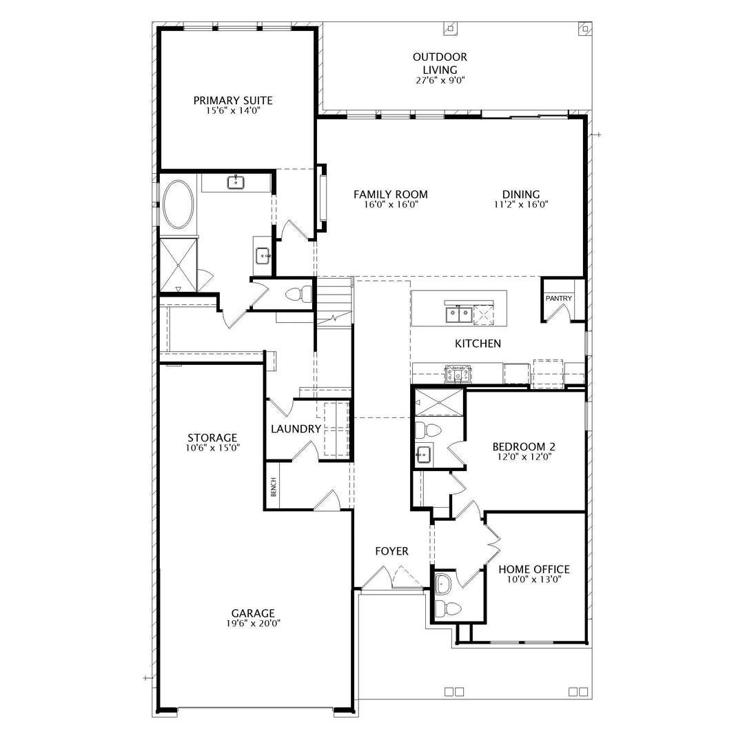 452 Sunset View Court, Katy, TX 77493 Main Level